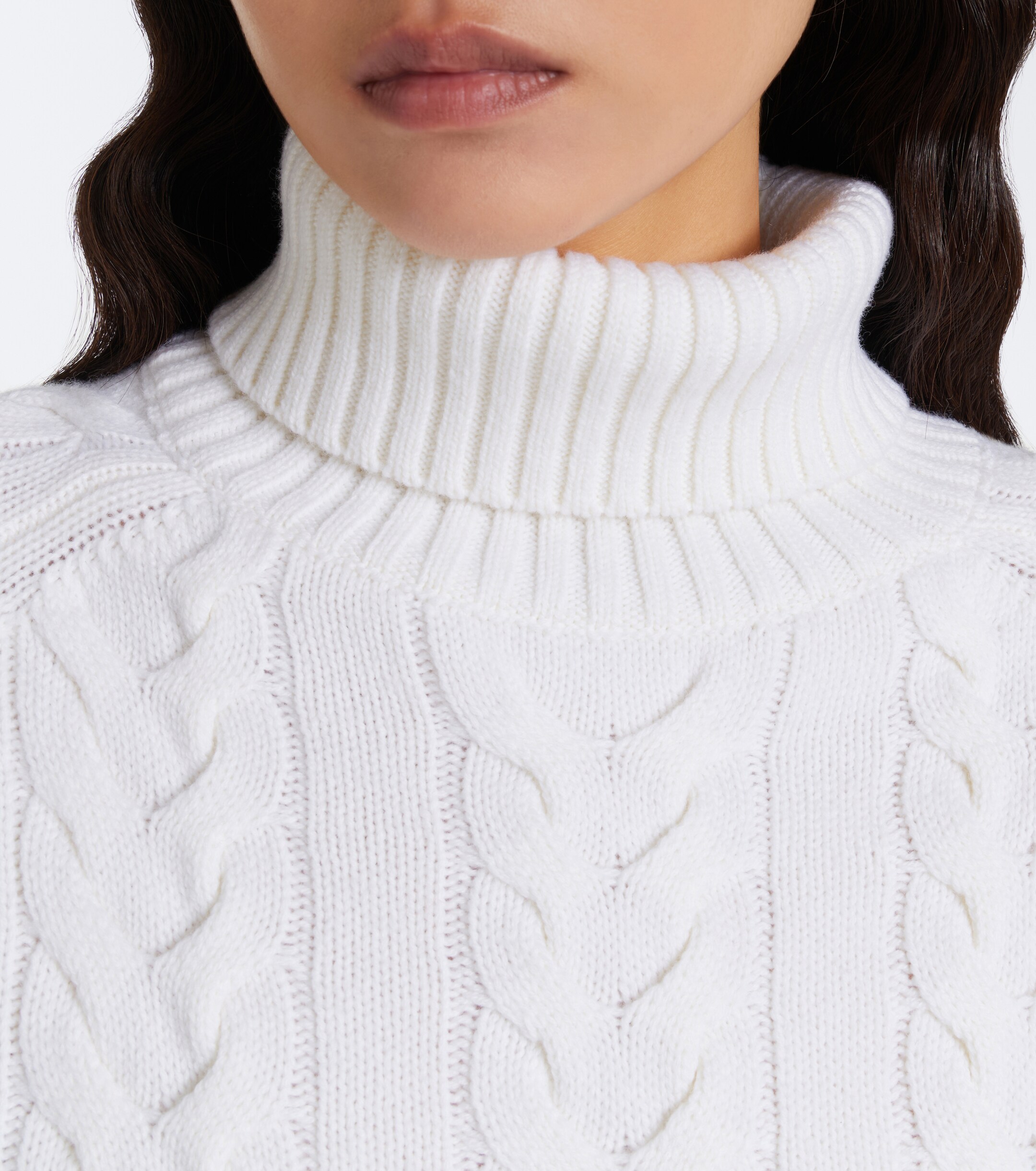 FUSALP Fusalp Elwena cable-knit wool and cashmere sweater