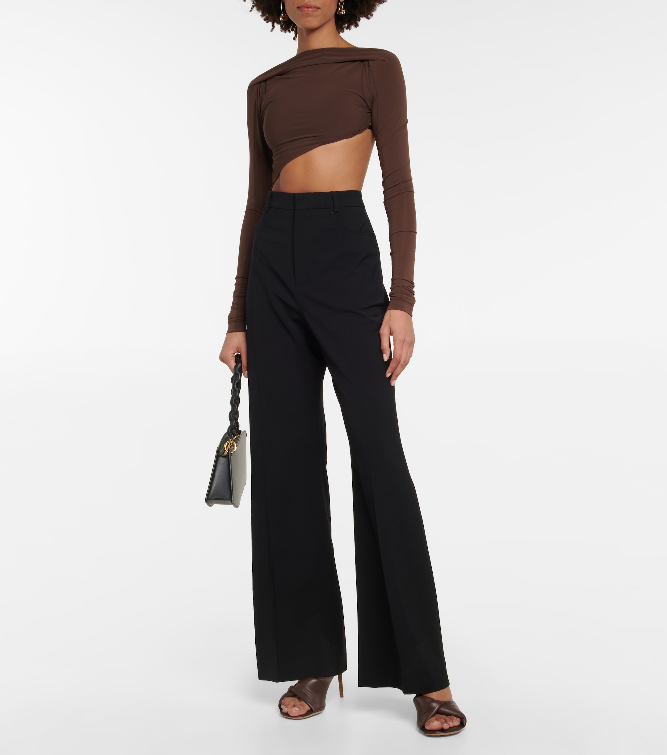 Jacquemus Le Body Carozzu cutout bodysuit