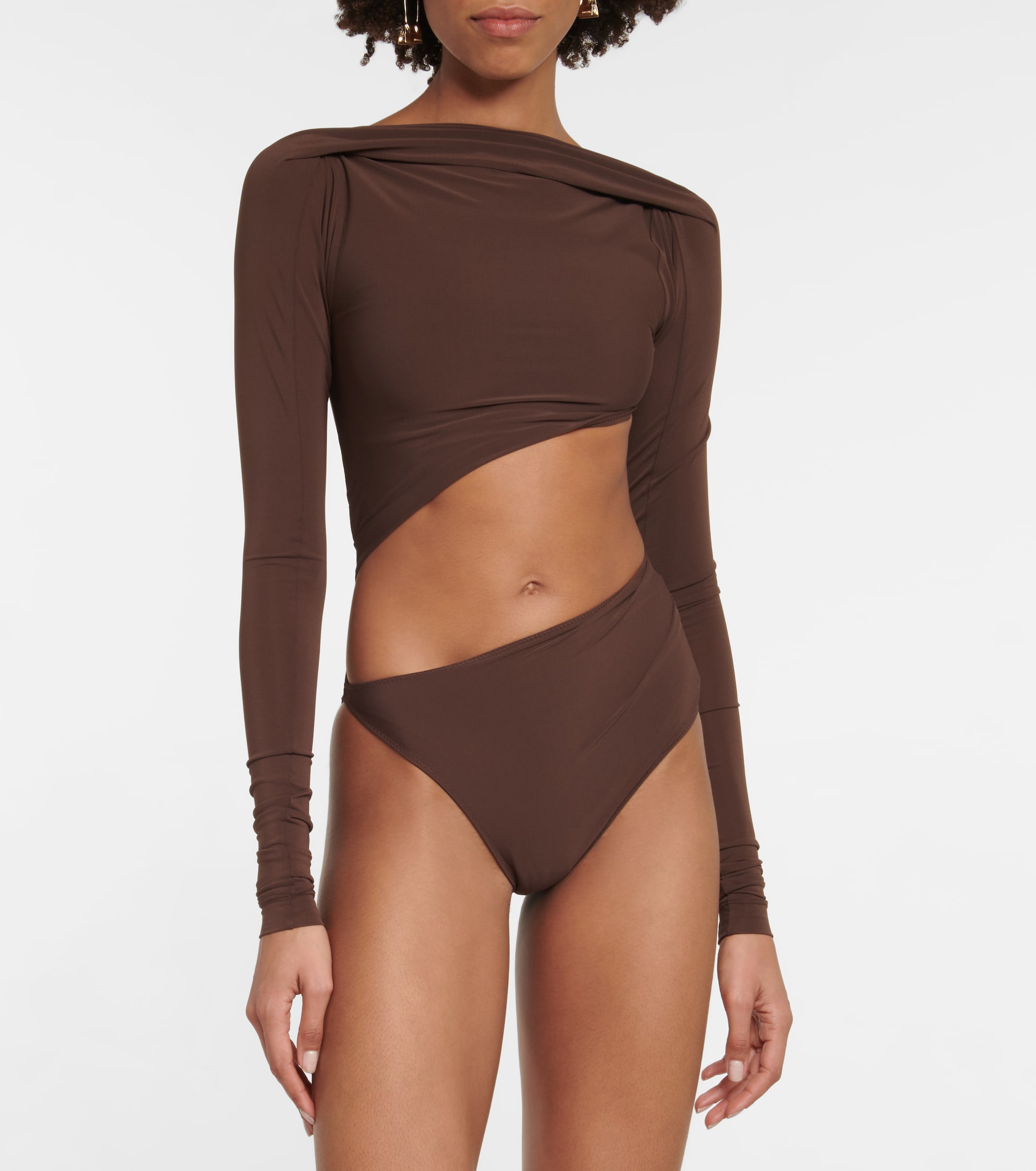 Jacquemus Le Body Carozzu cutout bodysuit