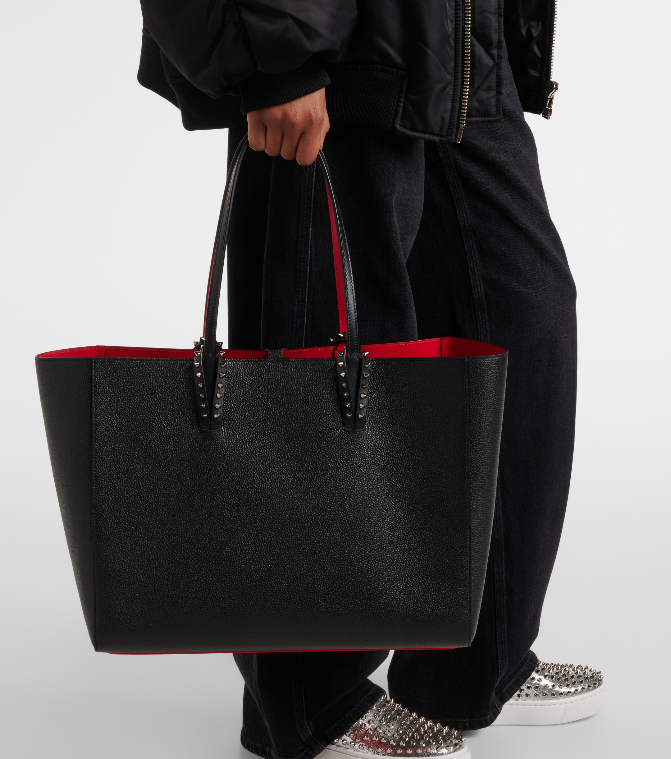 CHRISTIAN LOUBOUTIN Cabata Large leather tote bag