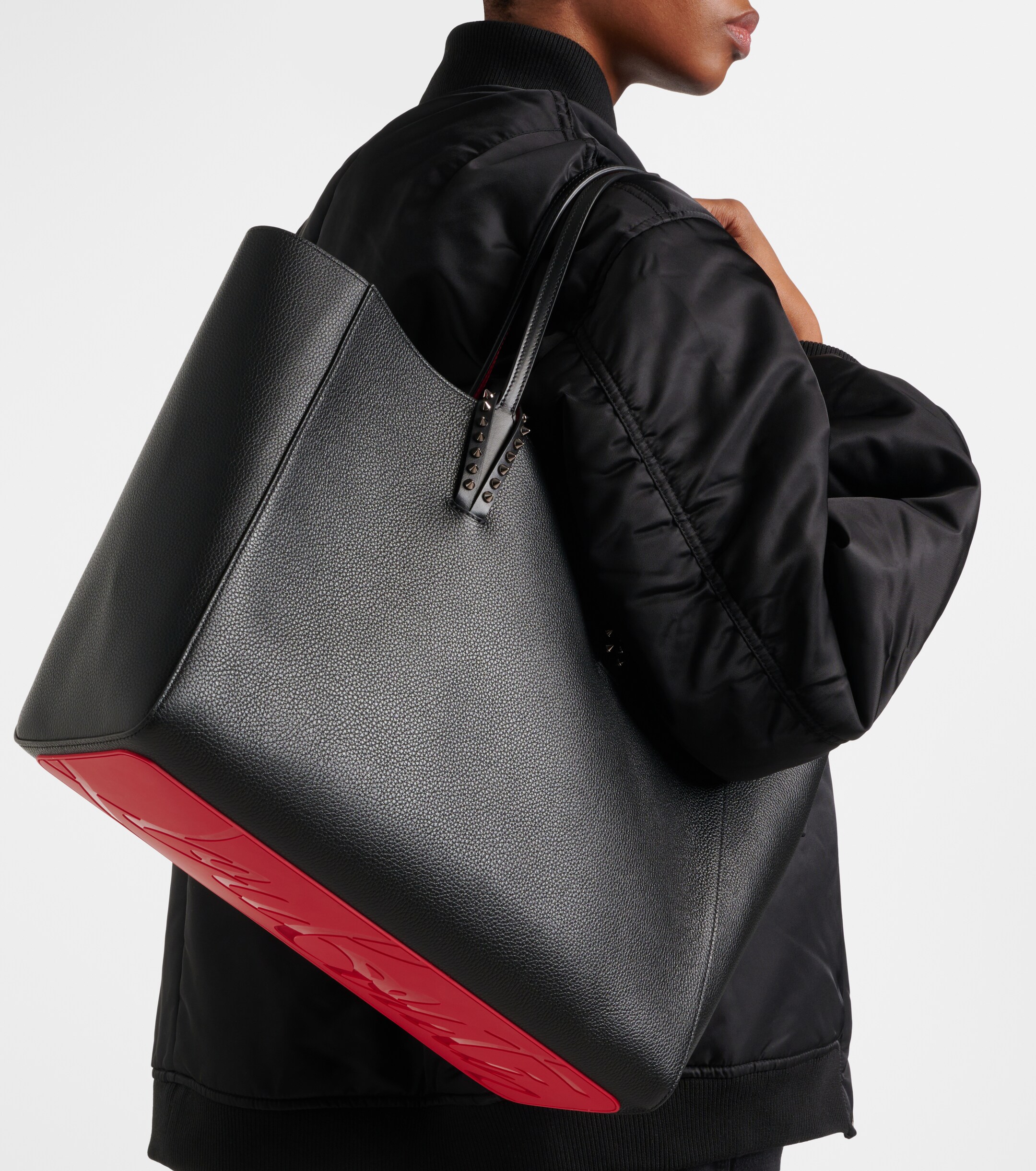 CHRISTIAN LOUBOUTIN Cabata Large leather tote bag