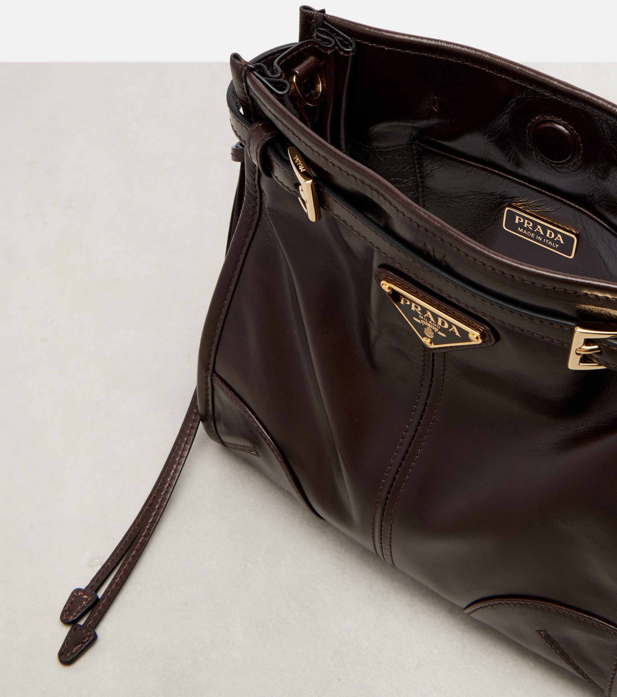 Prada Prada Bonnie Mini leather shoulder bag
