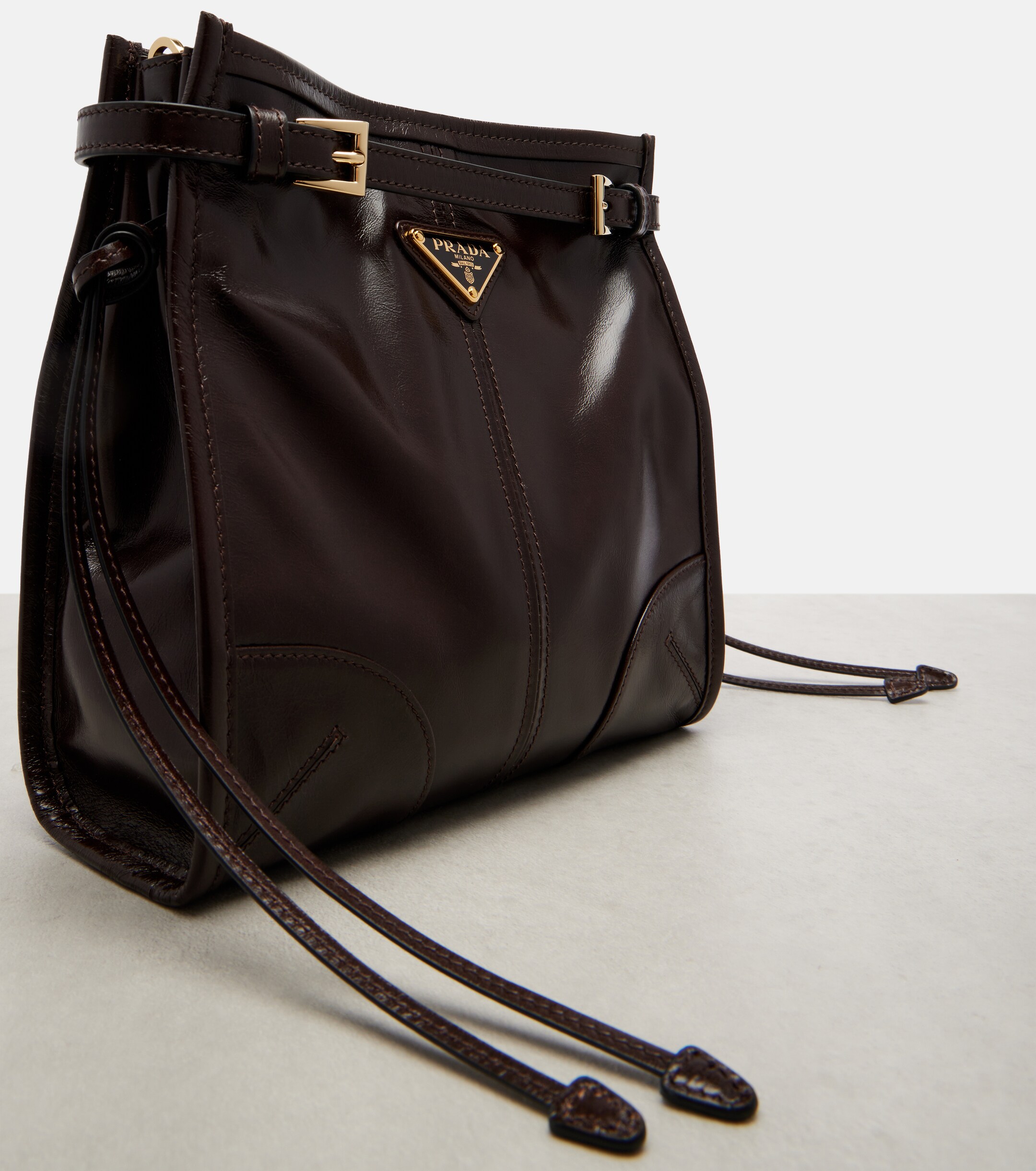 Prada Prada Bonnie Mini leather shoulder bag