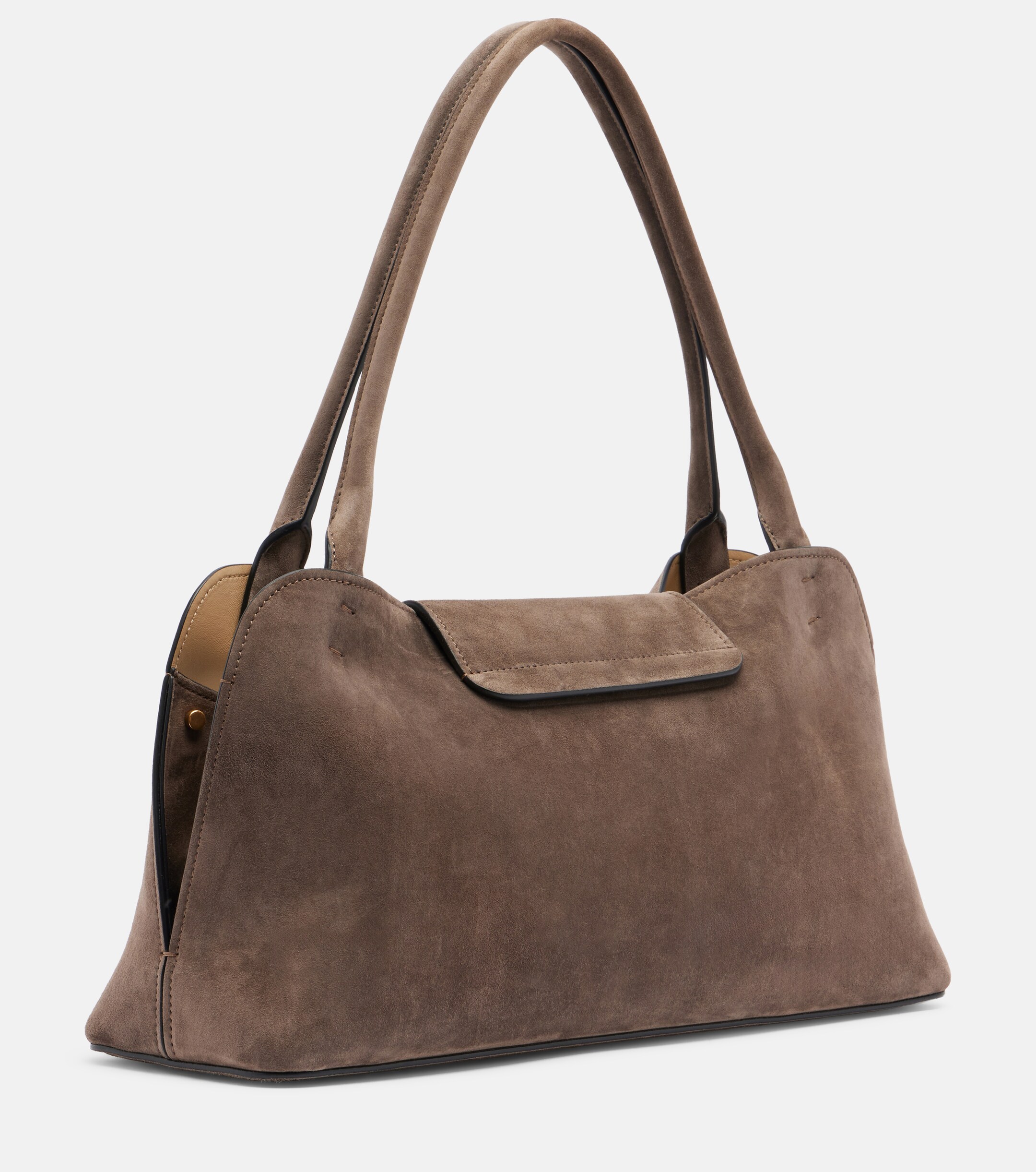 Versace Vivian suede shoulder bag