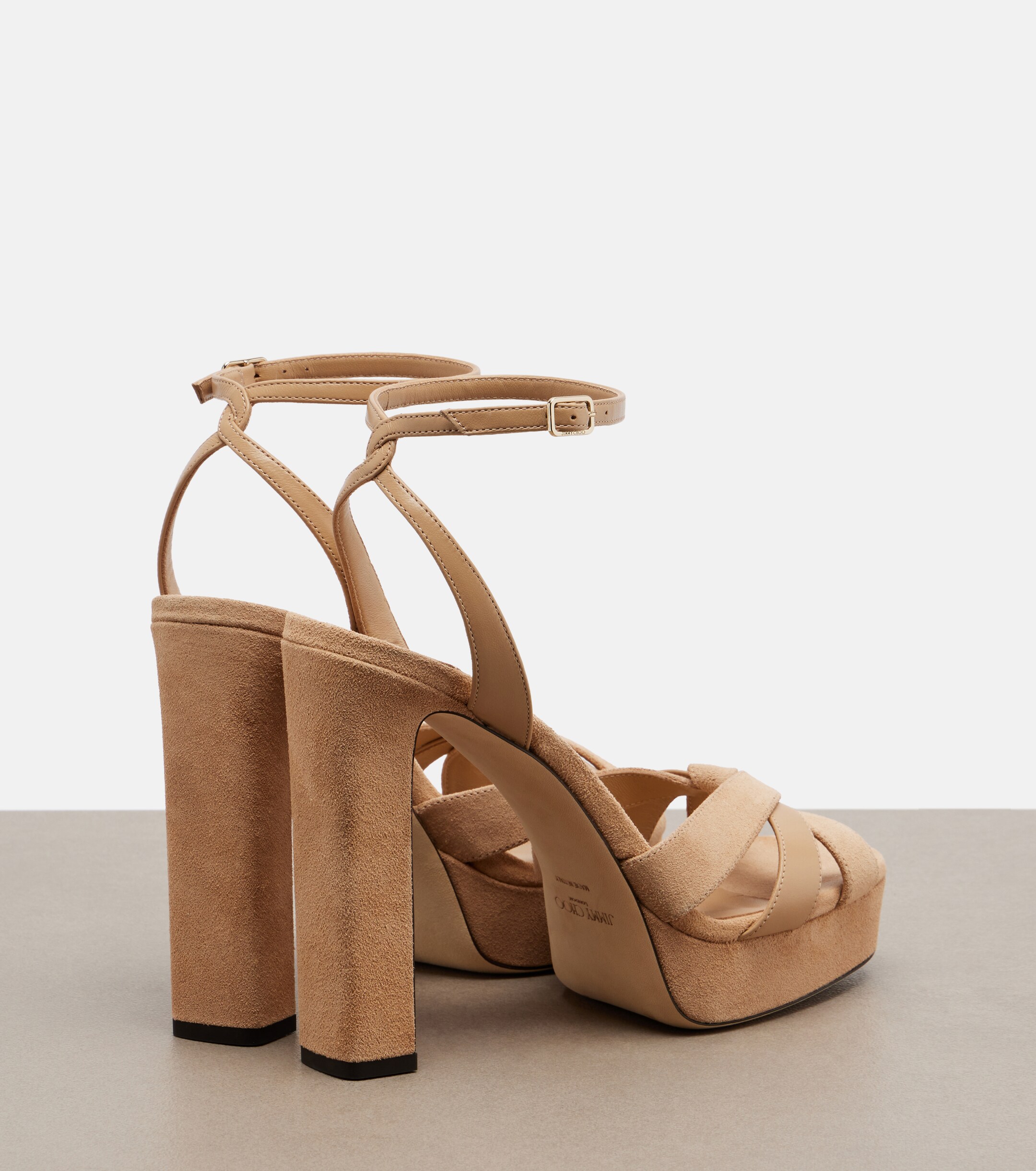 JIMMY CHOO Jimmy Choo Kove suede platform sandals