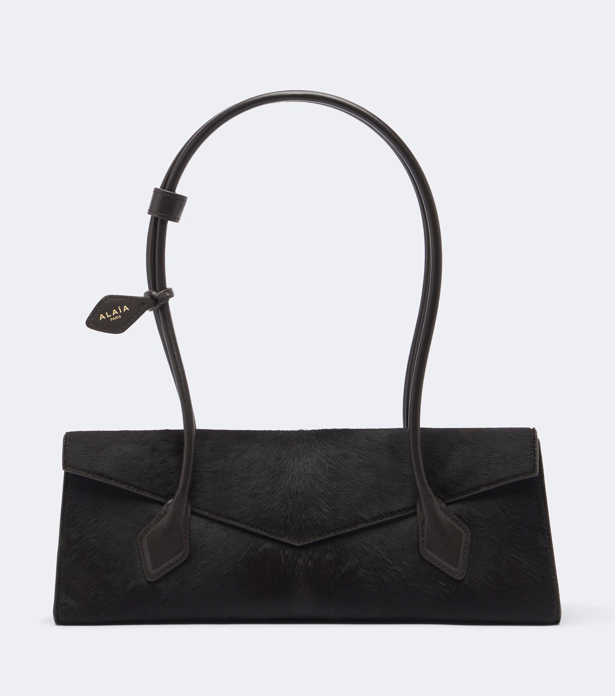 Alaïa Le Teckel Medium calf hair shoulder bag
