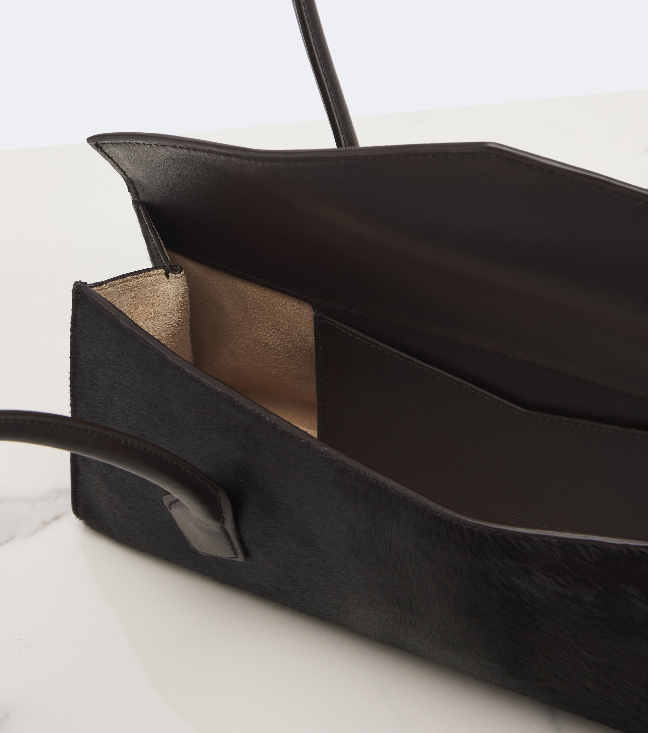 Alaïa Le Teckel Medium calf hair shoulder bag