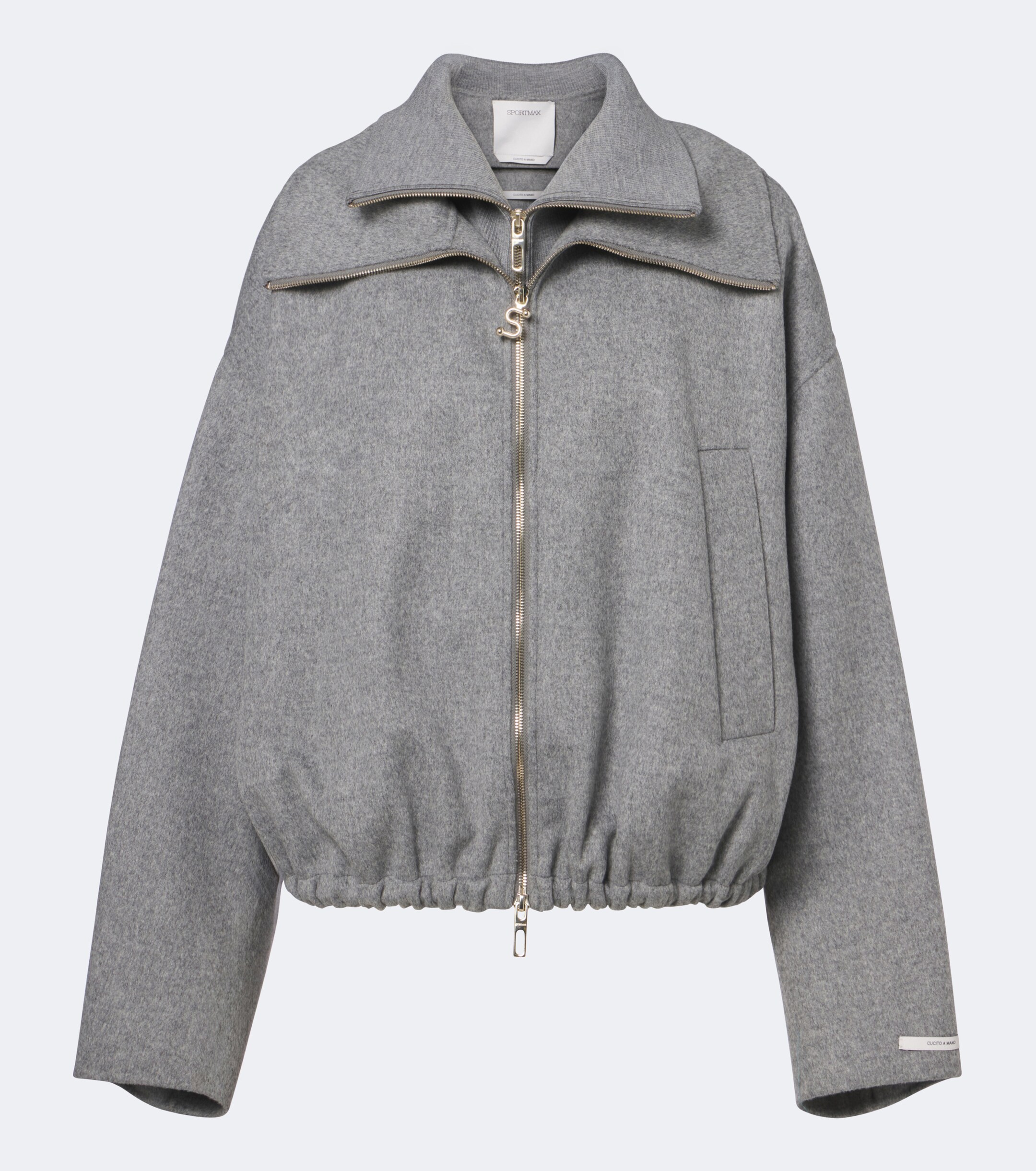 Sportmax Sportmax Oversized virgin wool blouson jacket