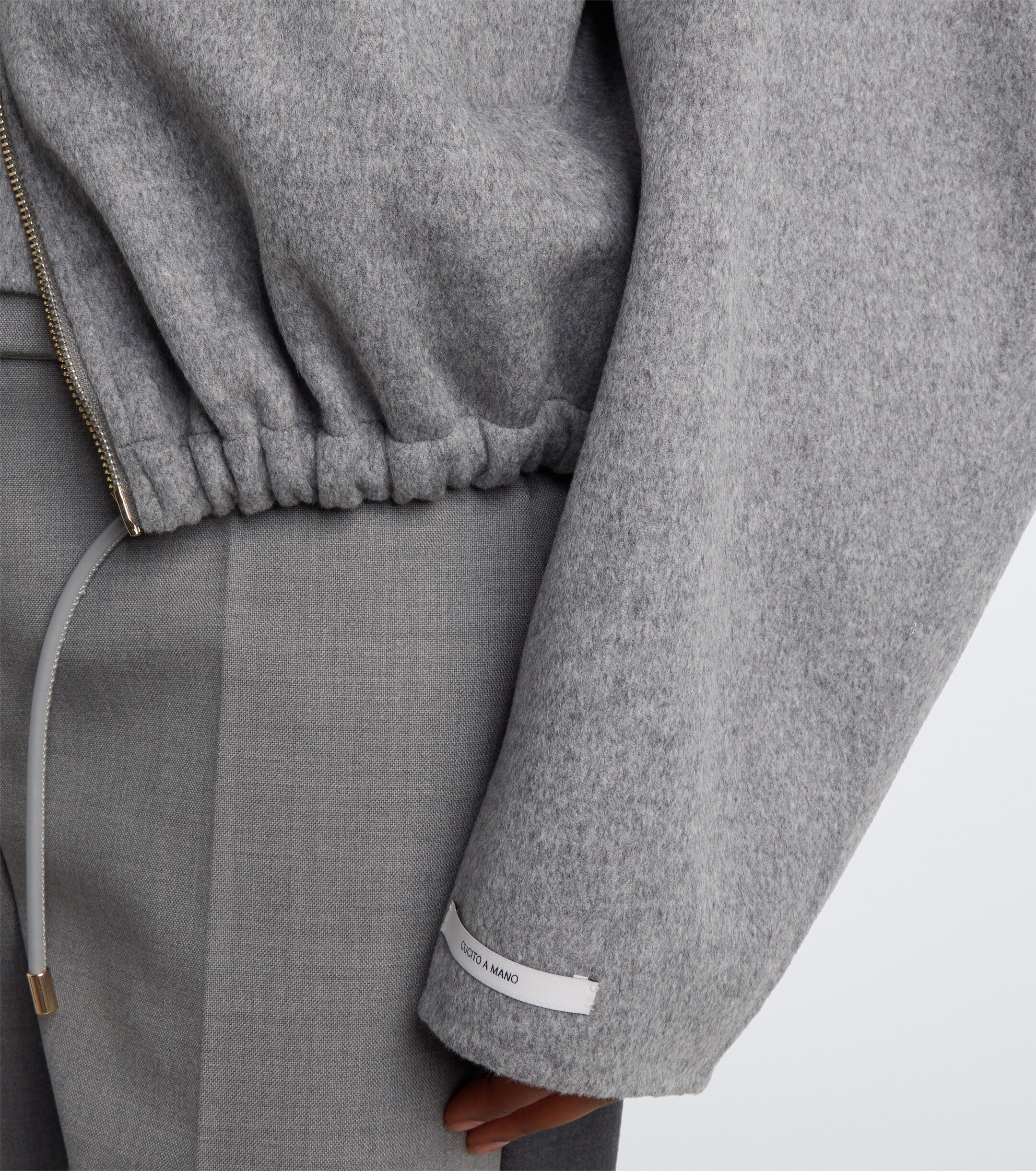 Sportmax Sportmax Oversized virgin wool blouson jacket
