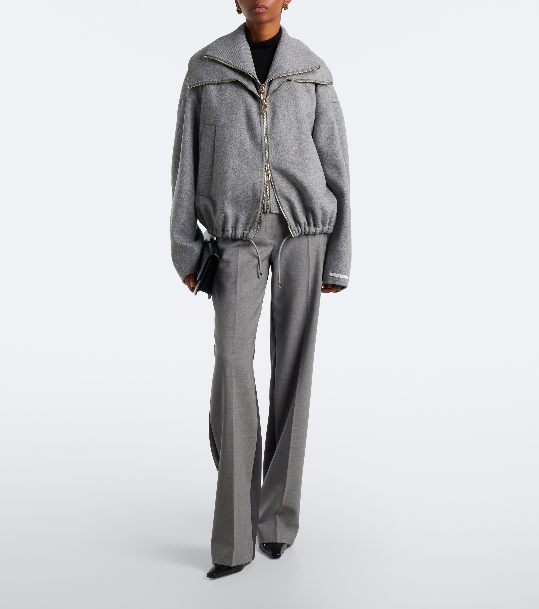 Sportmax Sportmax Oversized virgin wool blouson jacket