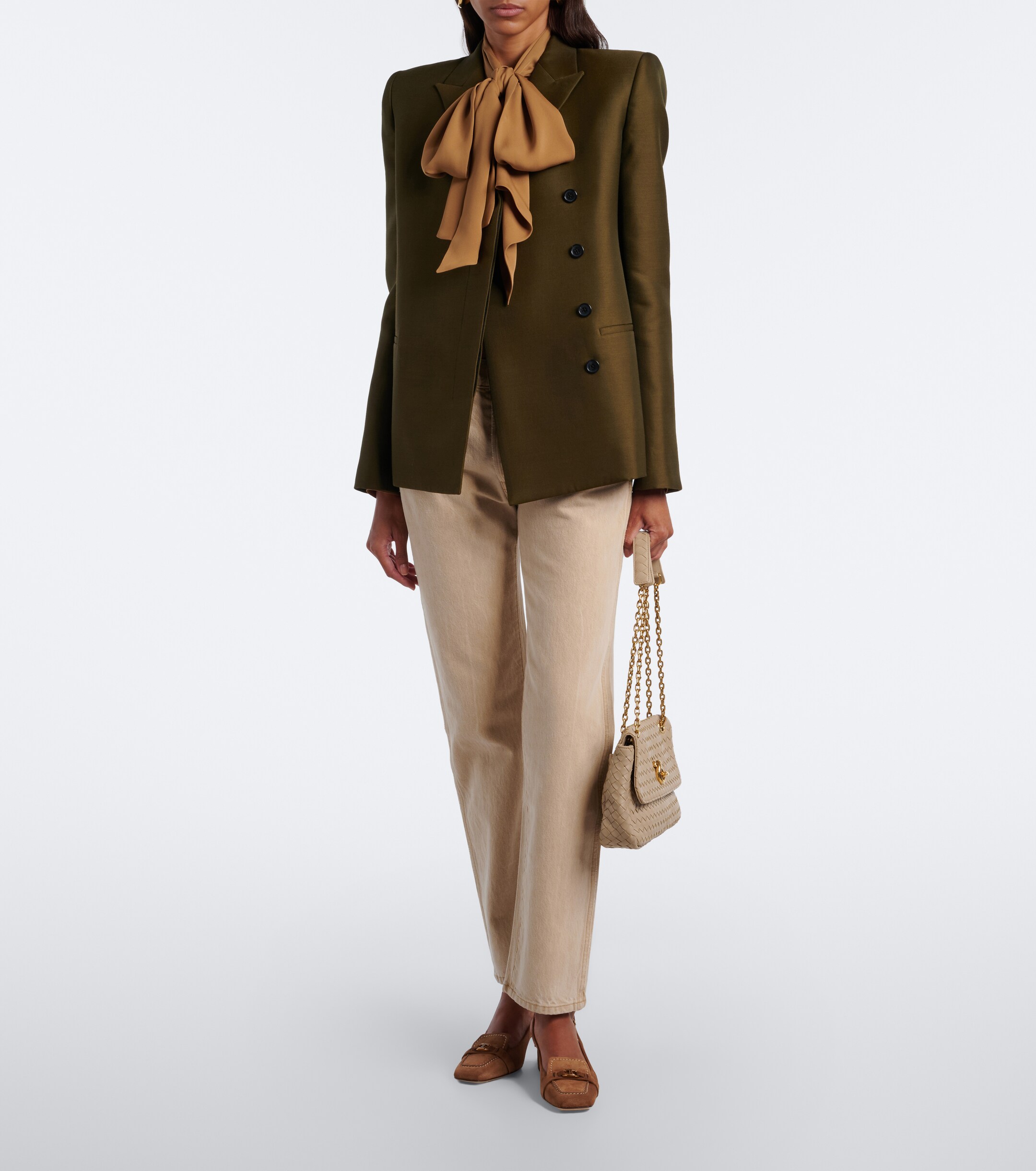 Tod's Tod's T Timeless suede slingback pumps