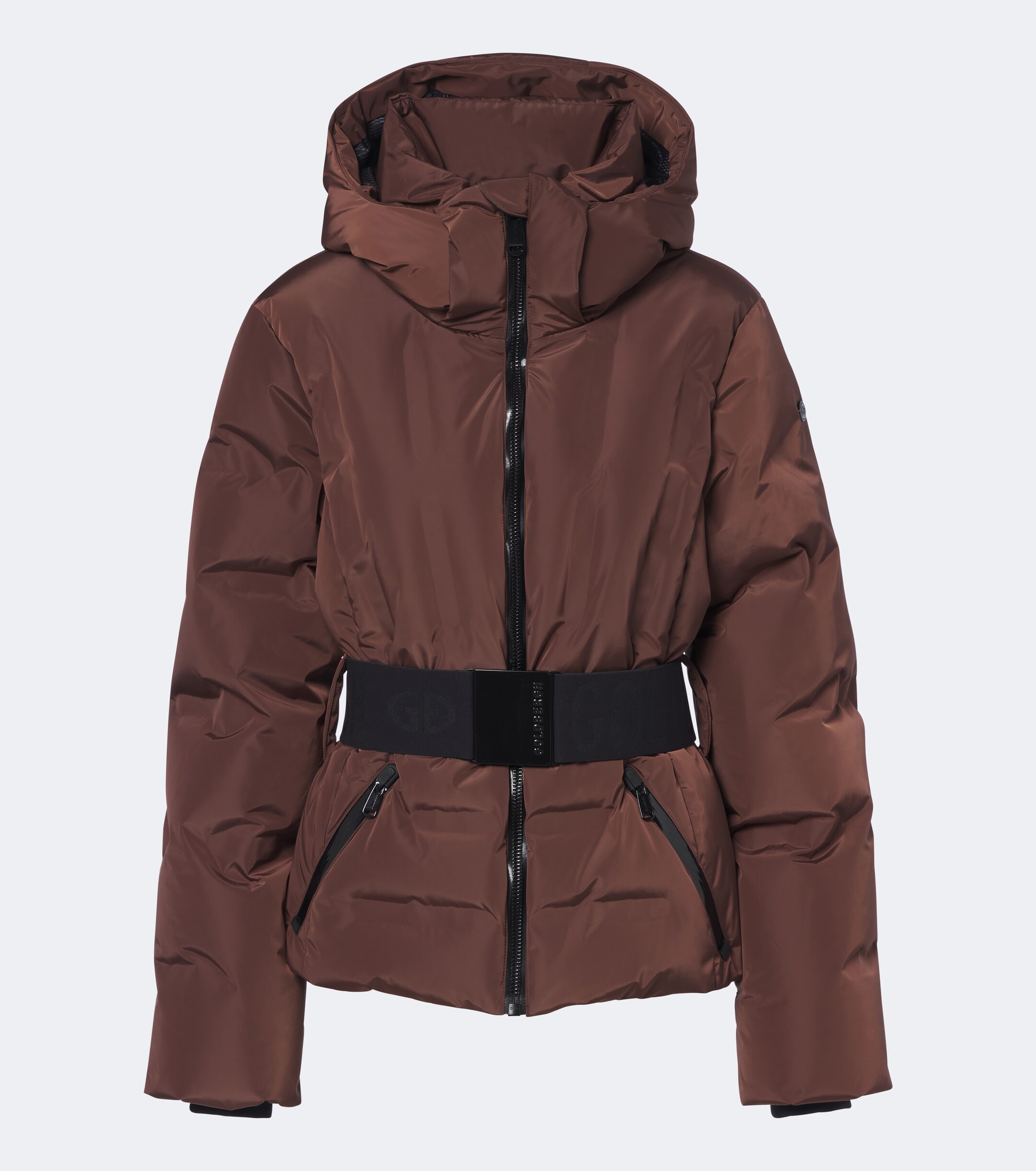GOLDBERGH Goldbergh Umi belted hooded ski jacket