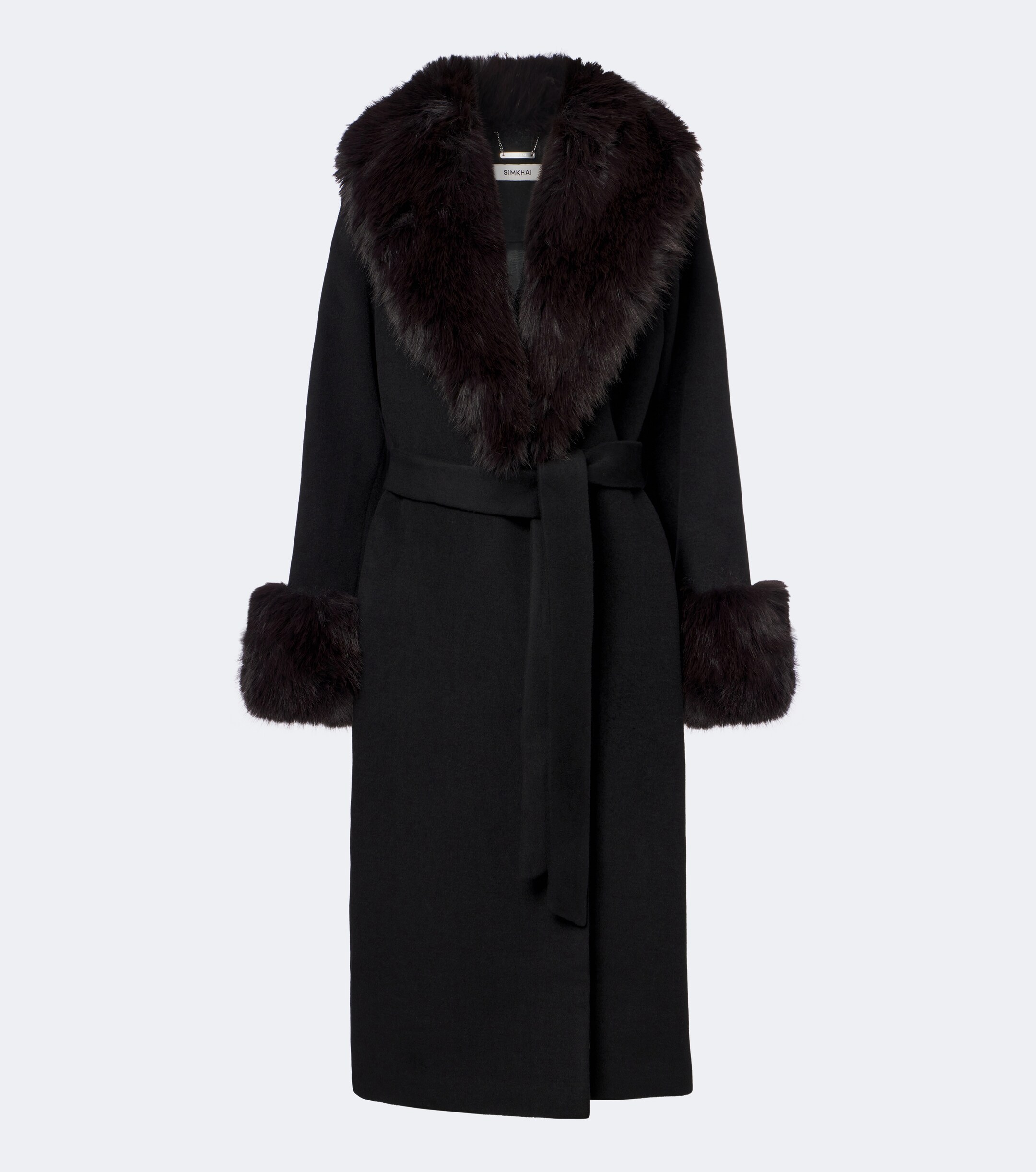 SIMKHAI Simkhai Kinsley wool-blend wrap coat