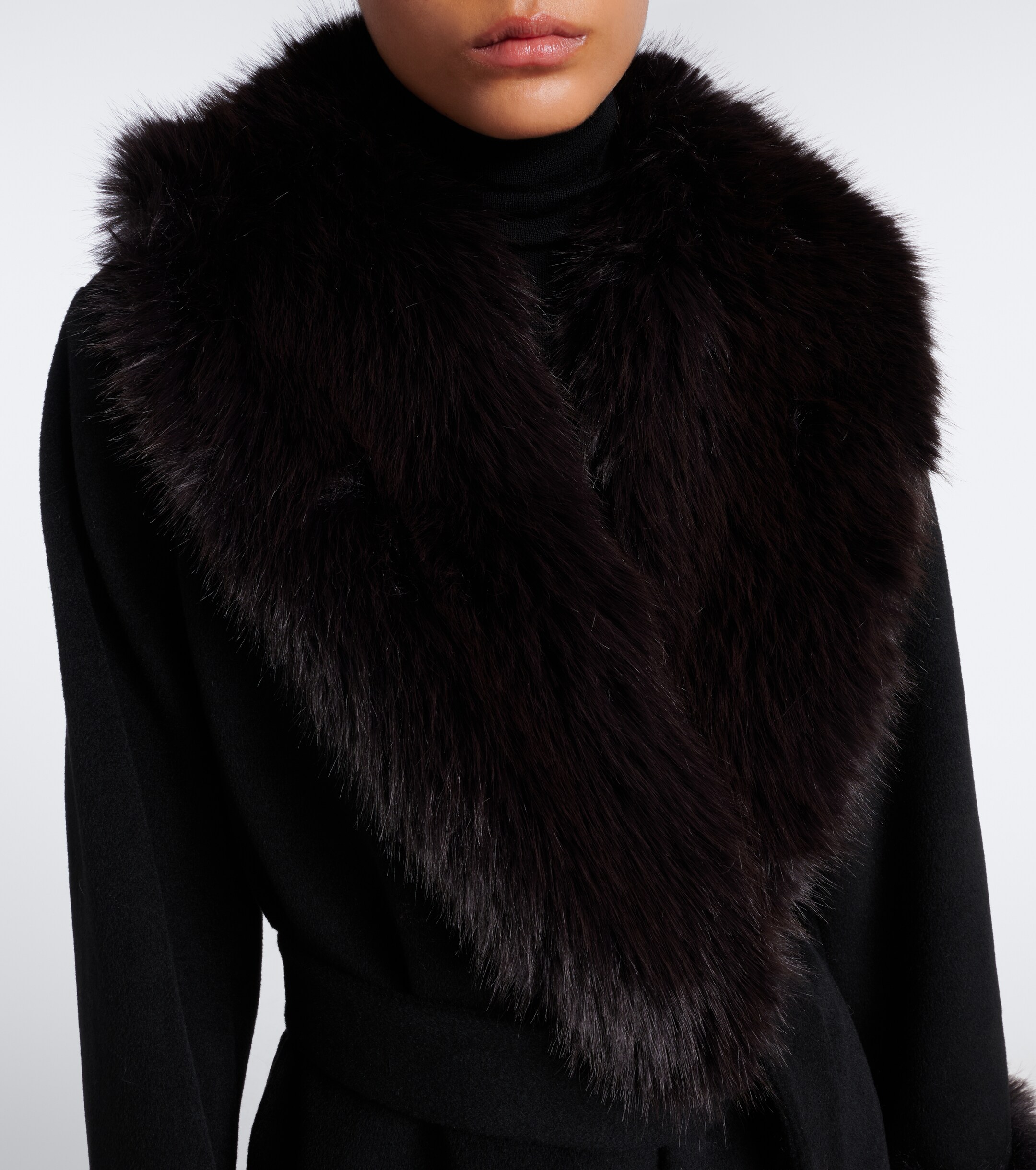 SIMKHAI Simkhai Kinsley wool-blend wrap coat
