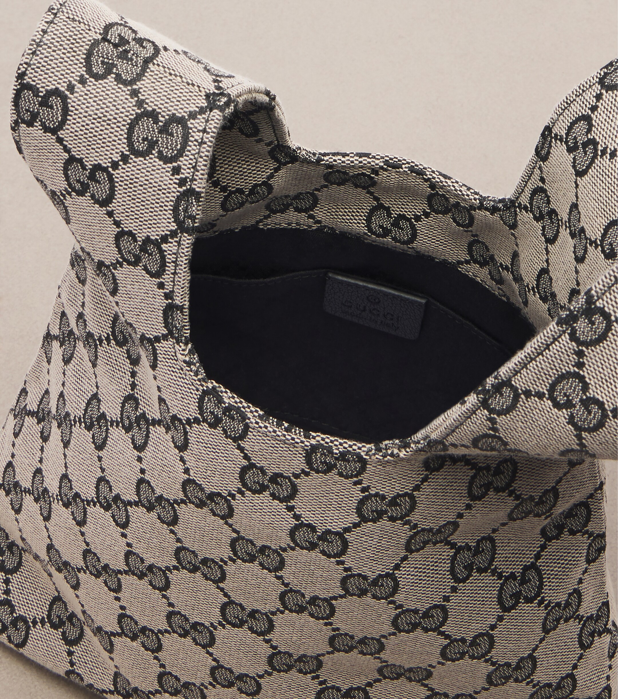 Gucci Gucci Small GG canvas top-handle bag