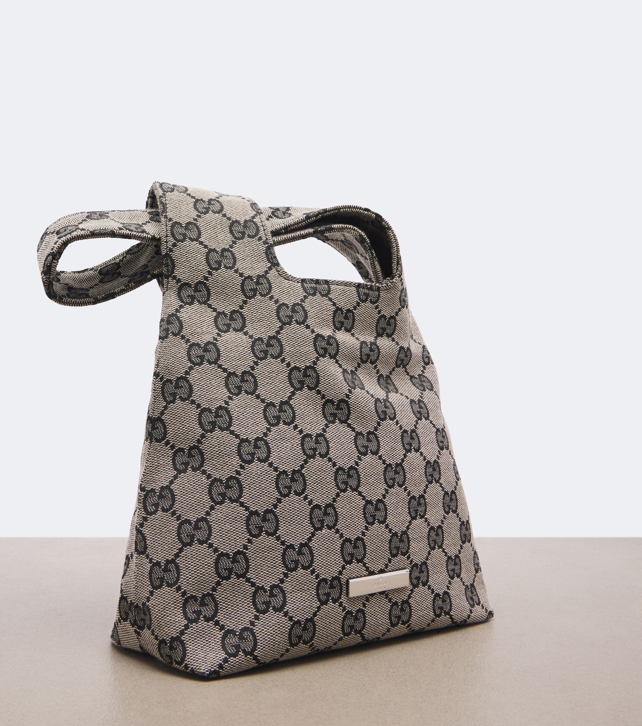 Gucci Gucci Small GG canvas top-handle bag