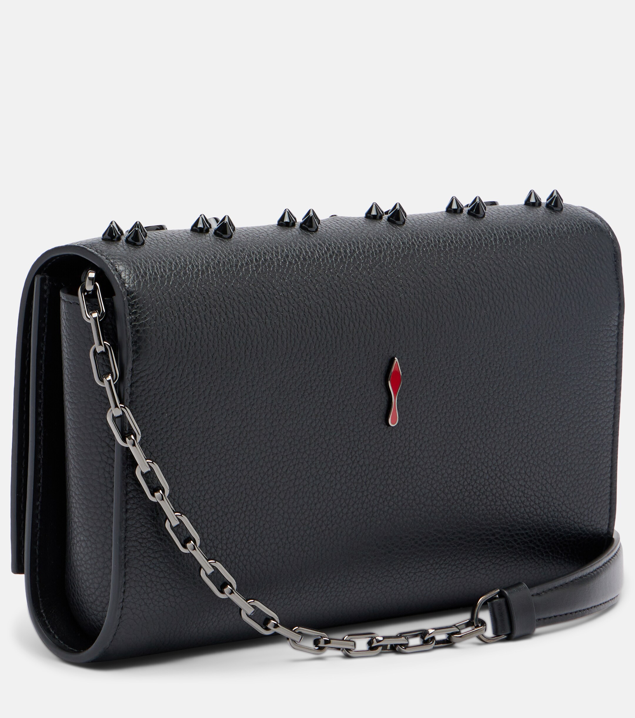 CHRISTIAN LOUBOUTIN Paloma leather wallet on chain