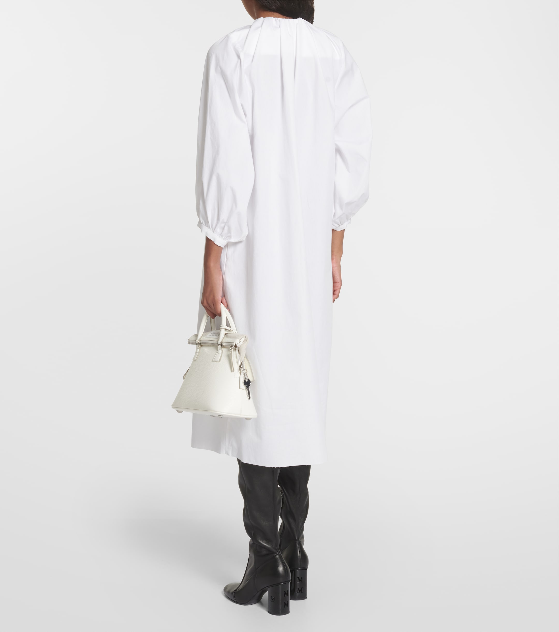 MM6 Maison Margiela Cotton poplin midi dress