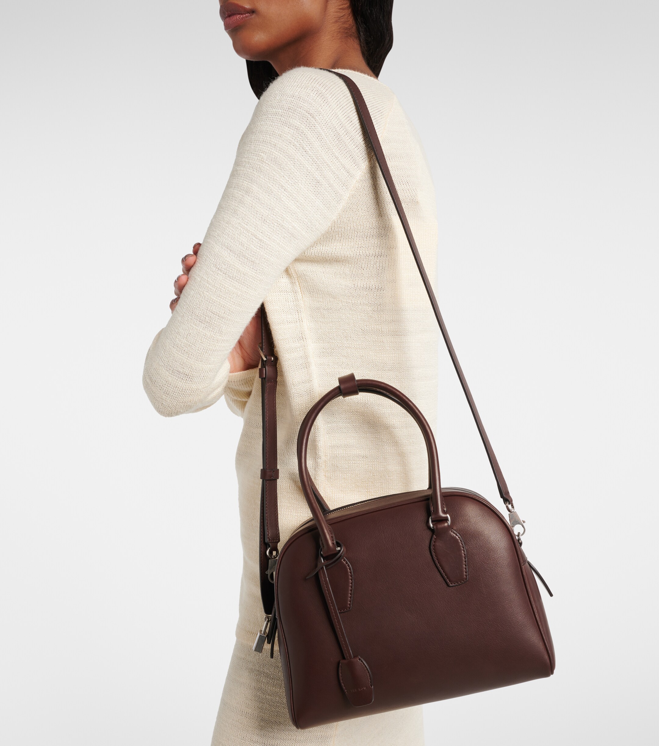 The Row India 10.00 leather tote bag
