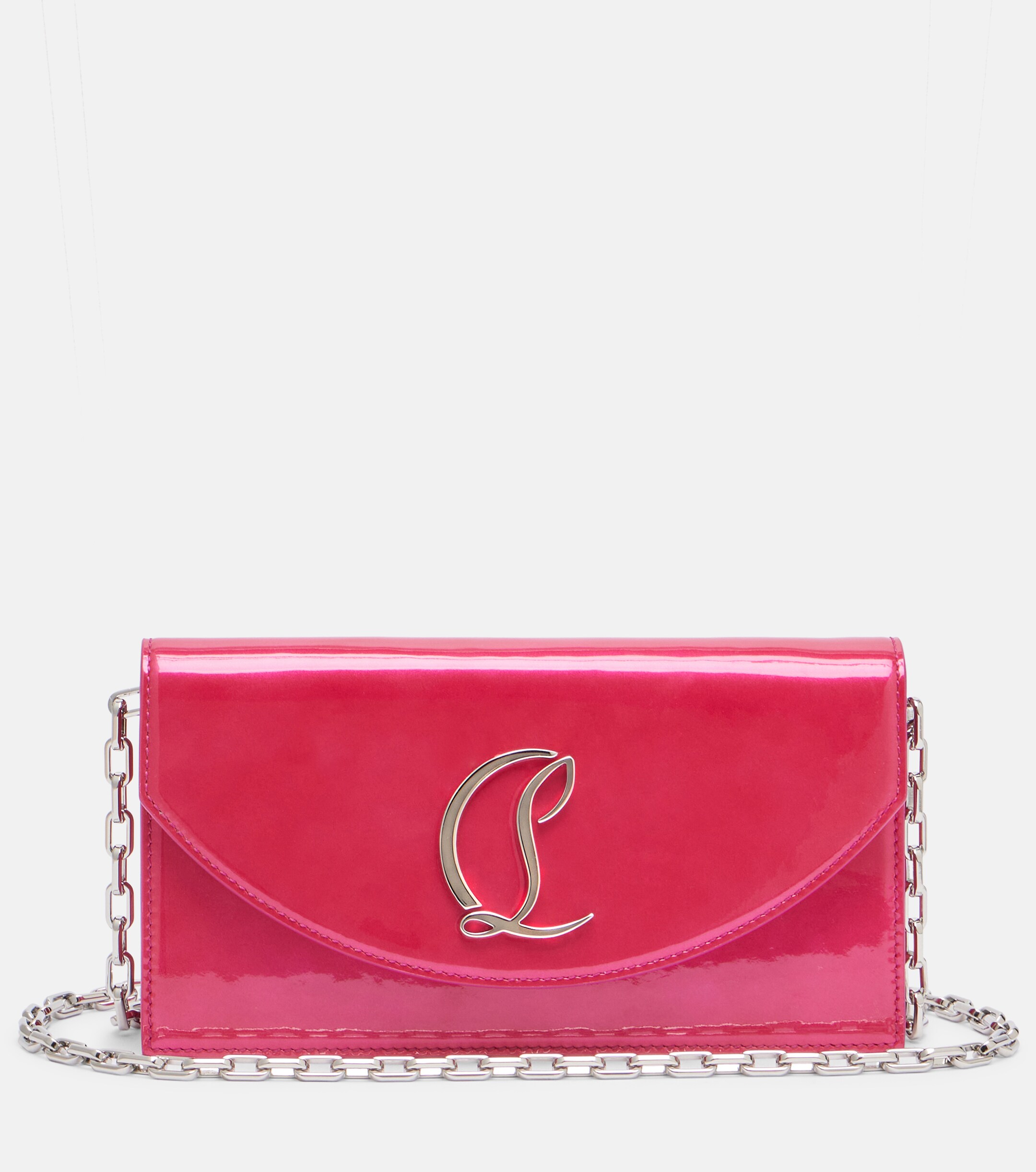 CHRISTIAN LOUBOUTIN Loubi54 patent leather clutch