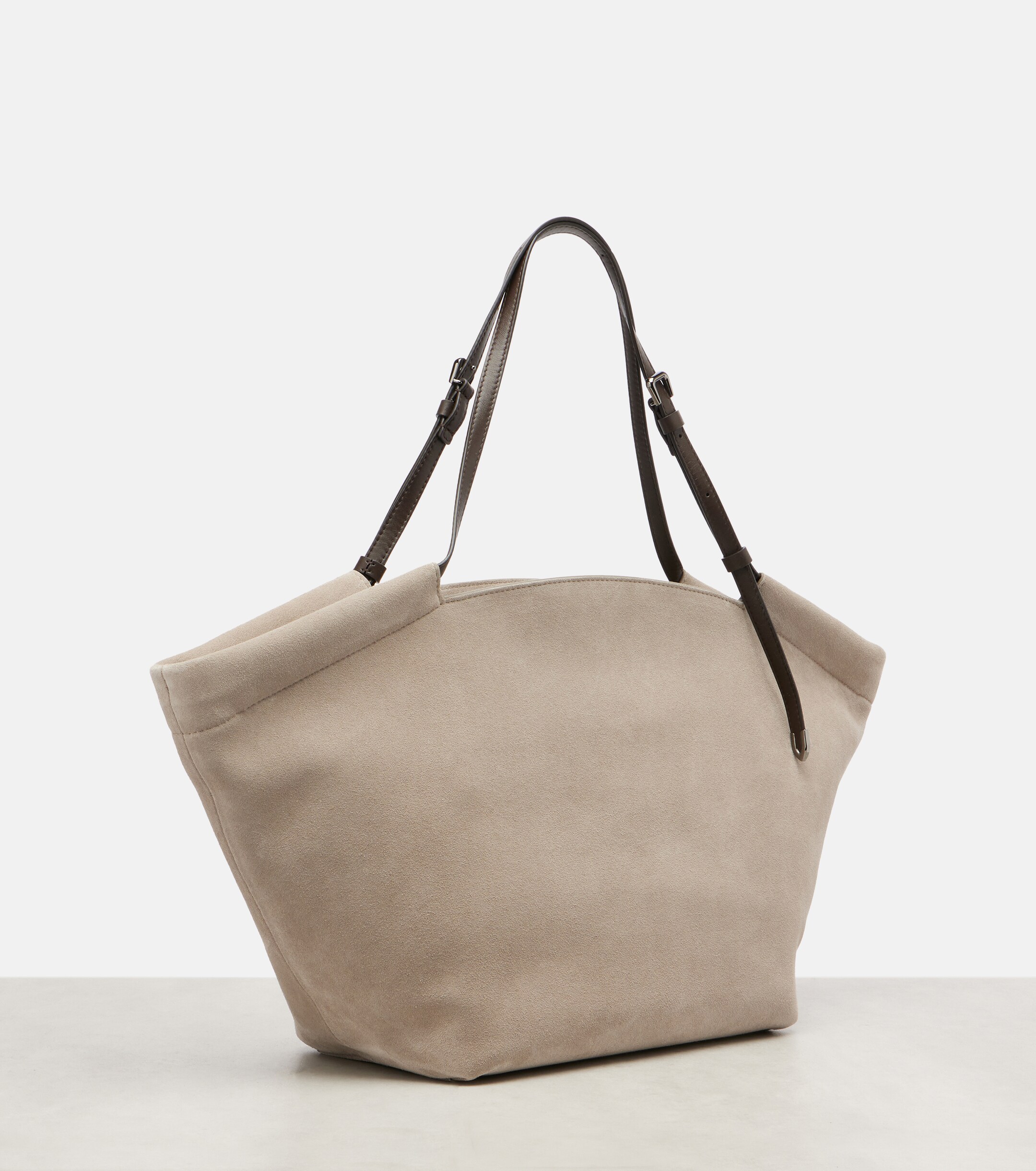 Brunello Cucinelli Sartorial Large suede tote bag