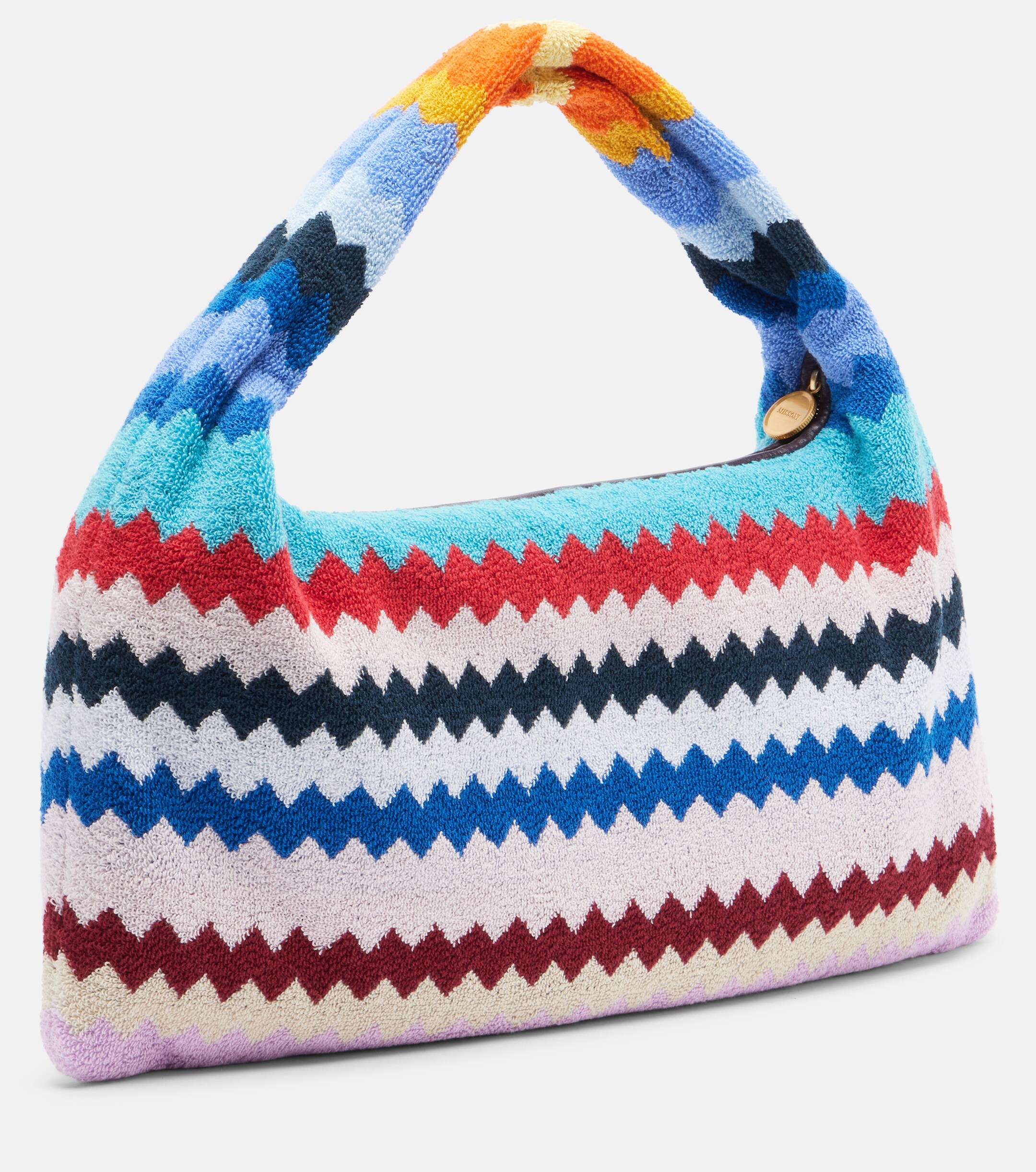 Missoni Zigzag cotton terry top-handle bag