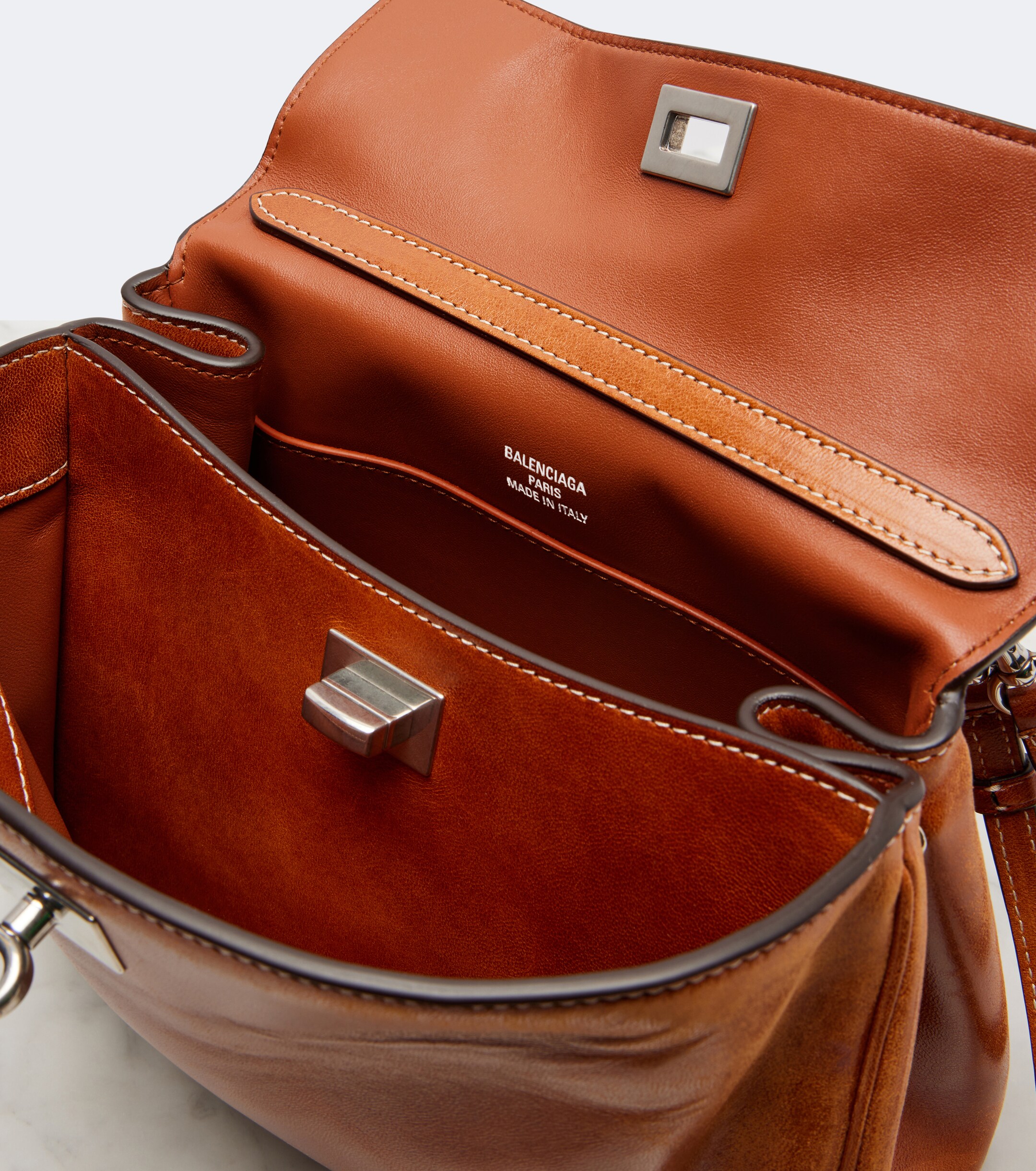 Balenciaga Rodeo Mini leather top-handle bag