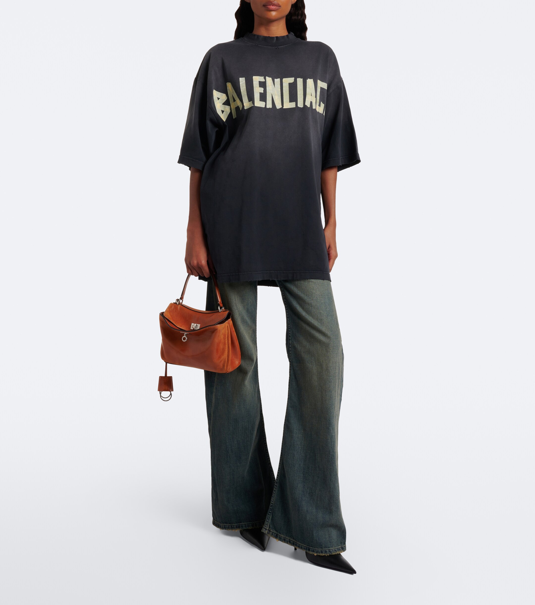 Balenciaga Rodeo Mini leather top-handle bag