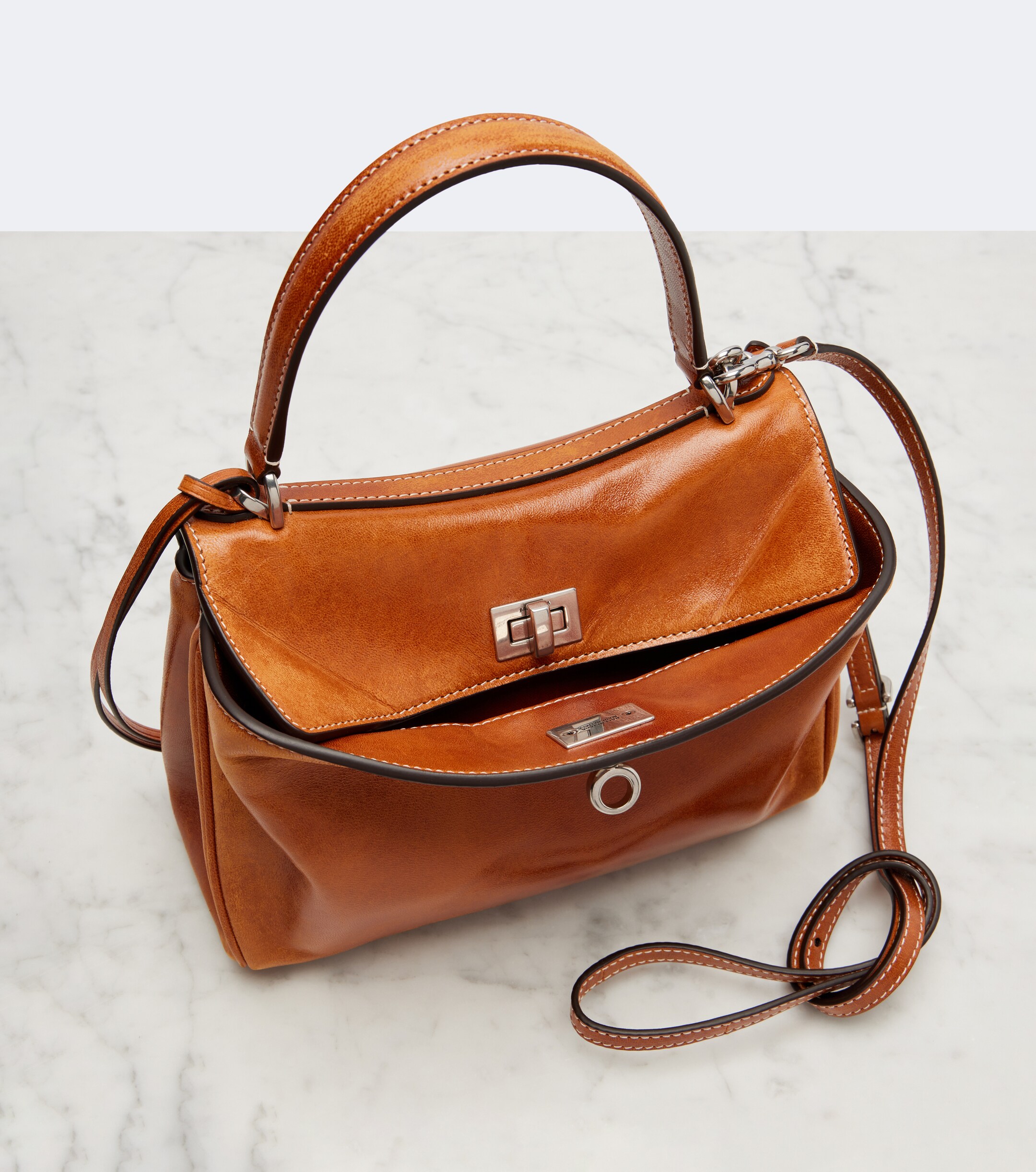 Balenciaga Rodeo Mini leather top-handle bag