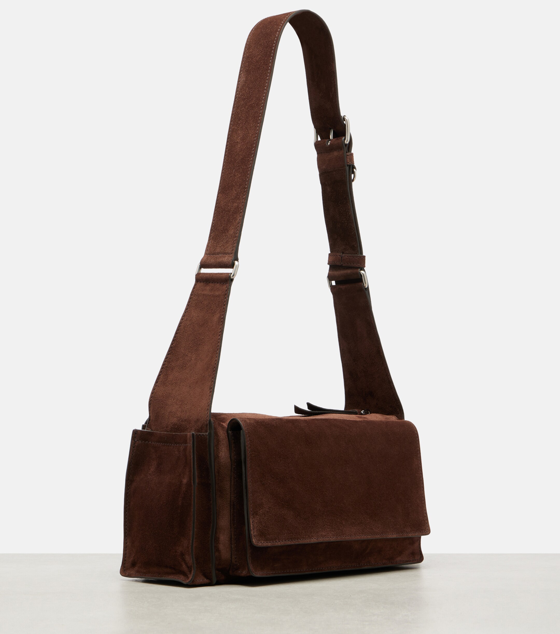Miu Miu Utilitaire suede shoulder bag