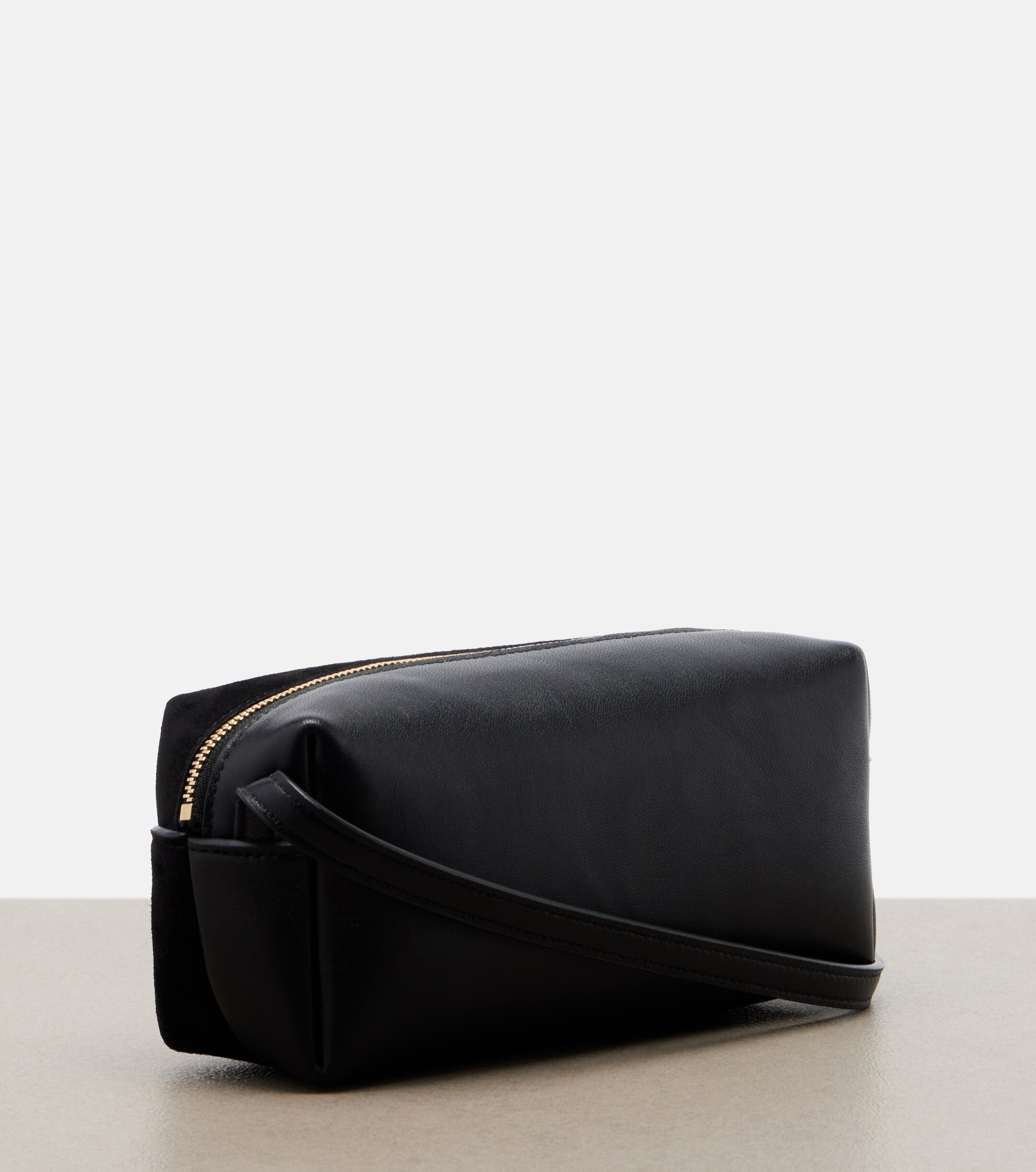 KHAITE Kye Mini suede crossbody bag