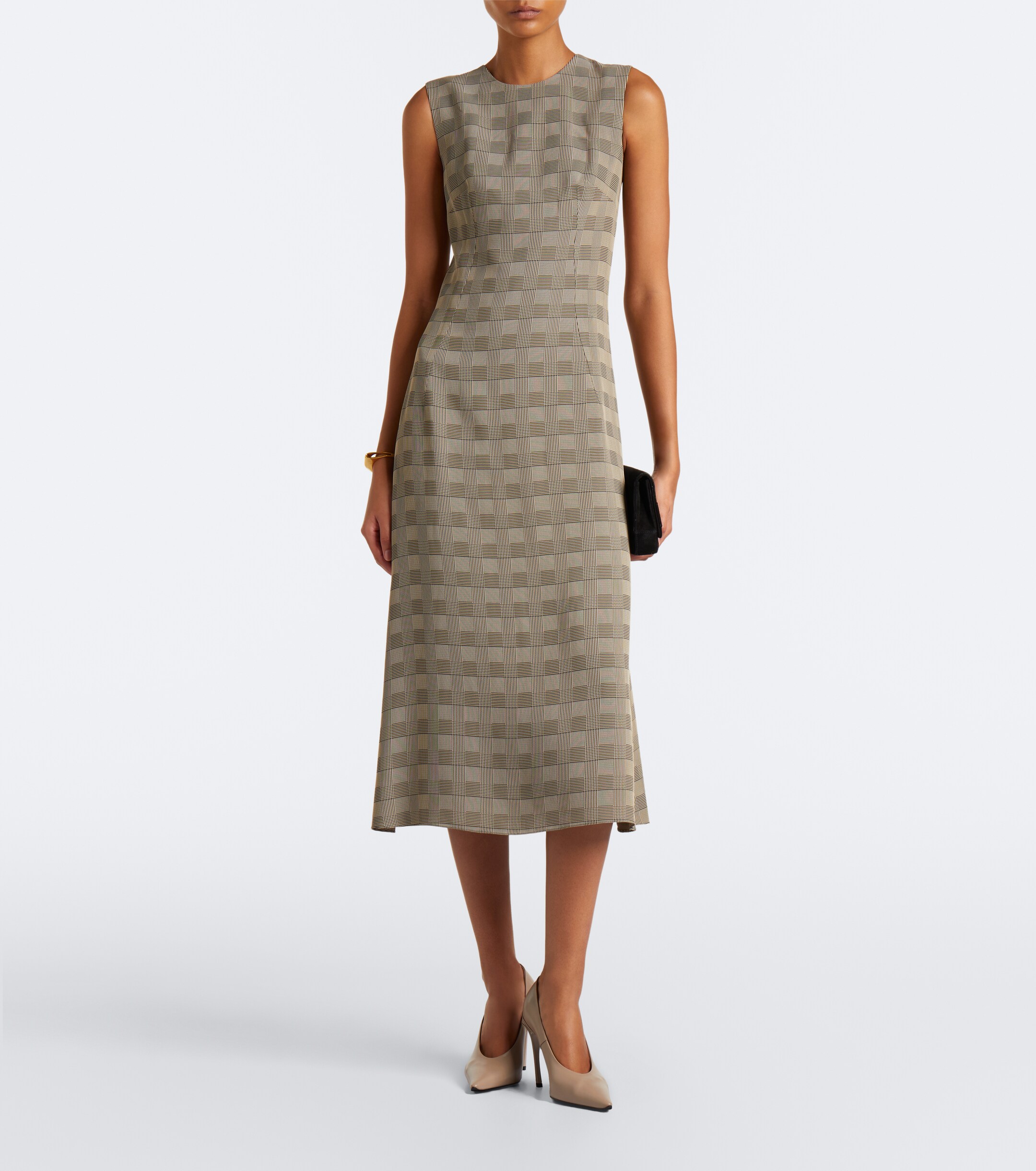Emilia Wickstead Emilia Wickstead Rumi Prince of Wales check midi dress