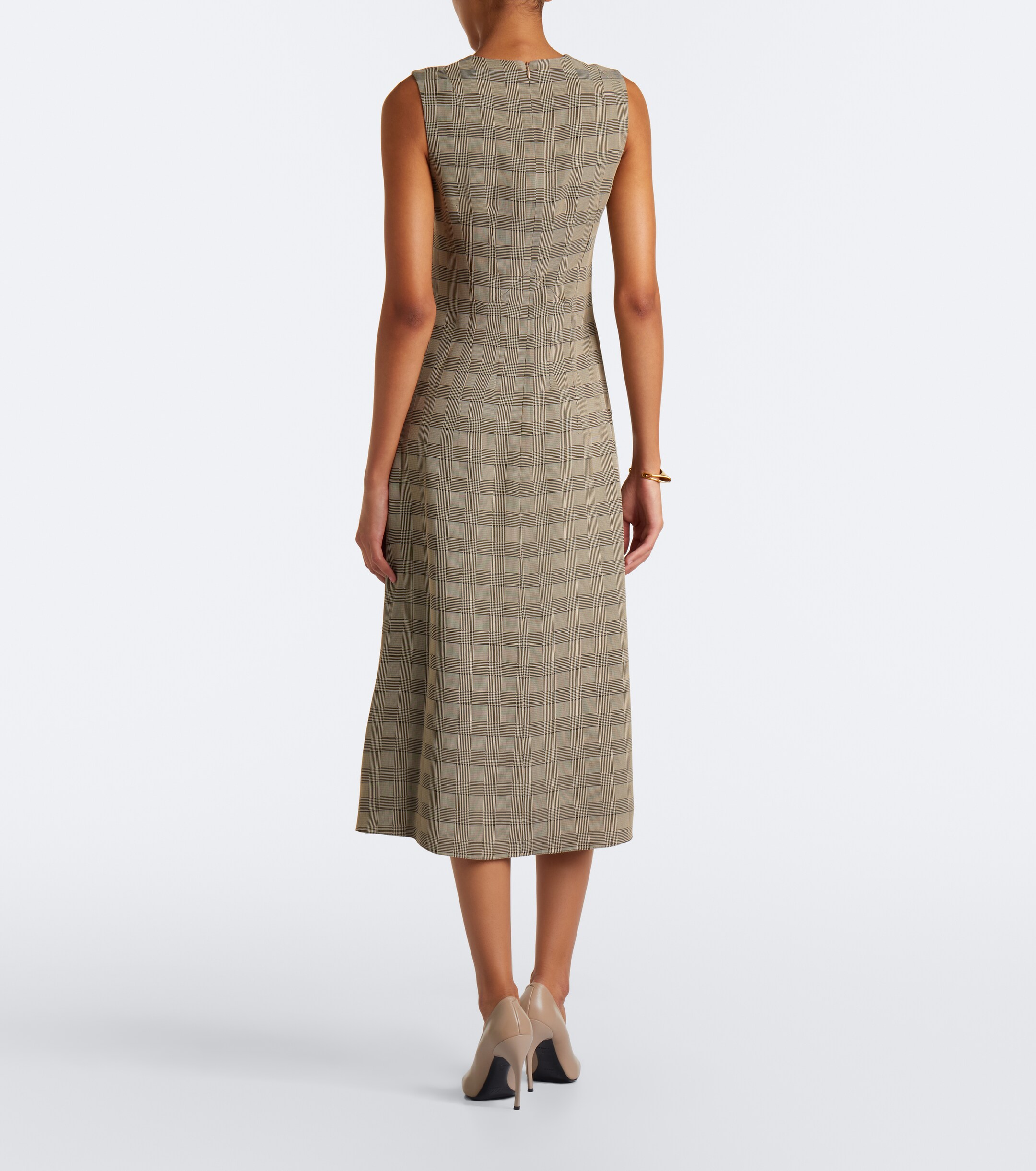 Emilia Wickstead Emilia Wickstead Rumi Prince of Wales check midi dress