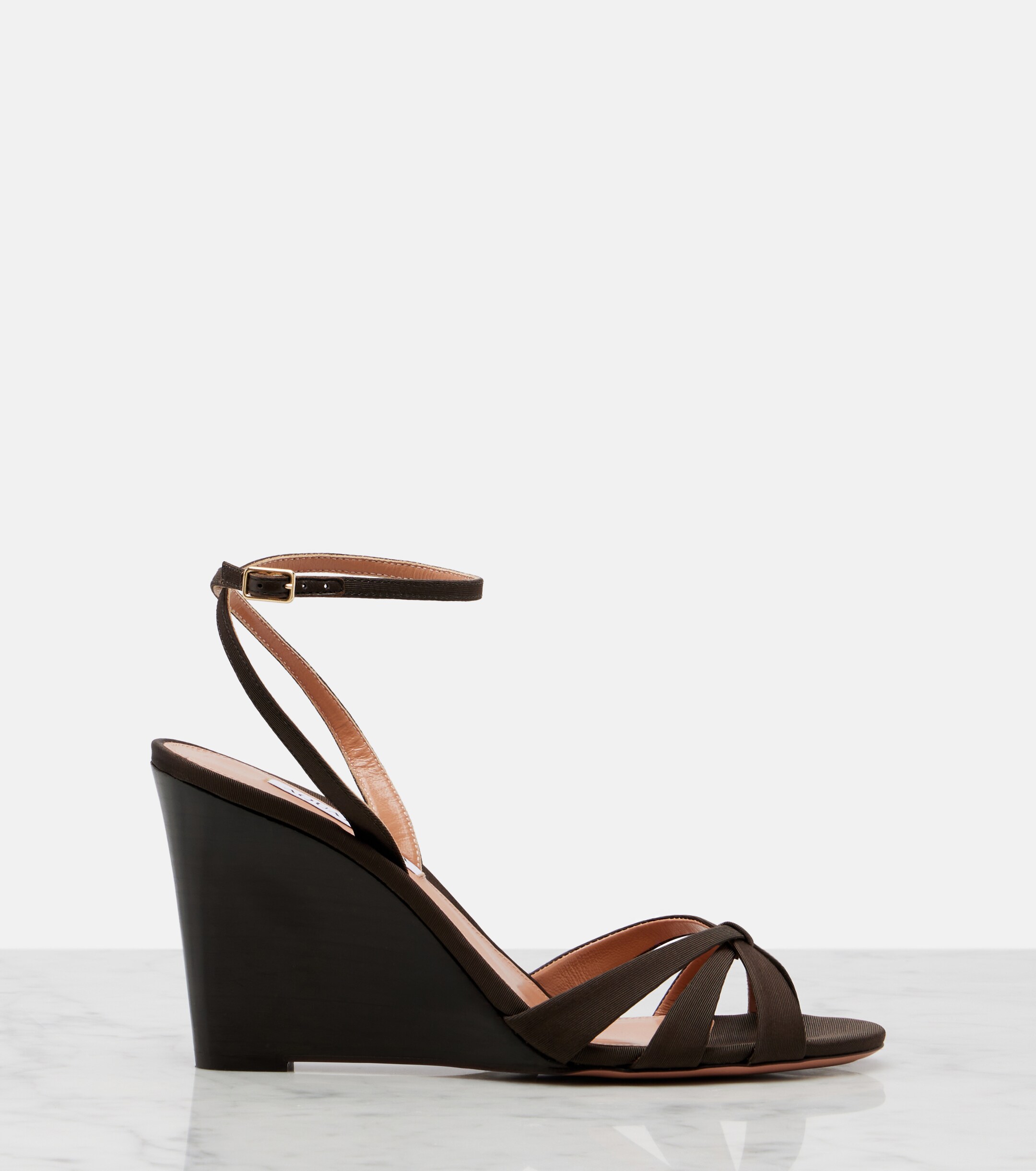 AQUAZZURA Aquazzura Tati grosgrain wedge sandals