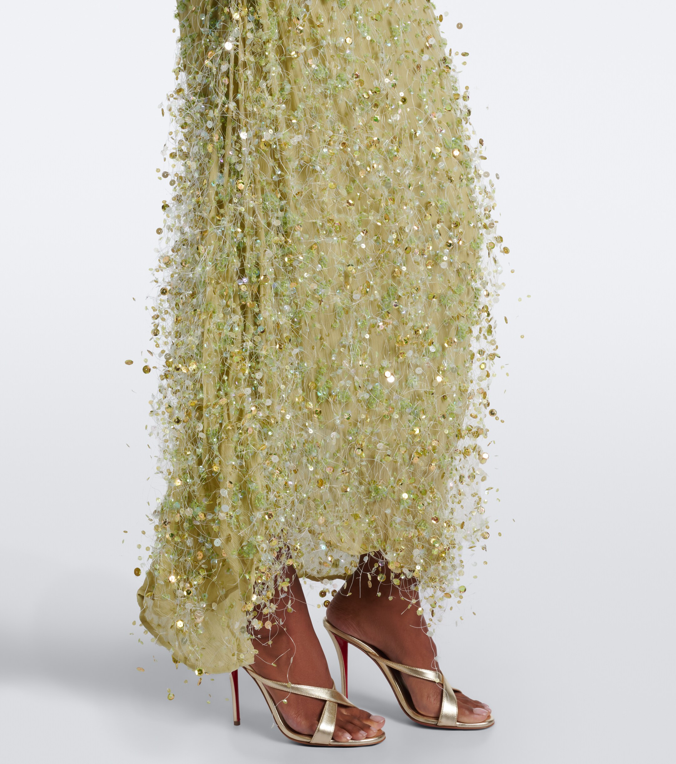 Rachel Gilbert Rachel Gilbert Anika draped embellished gown