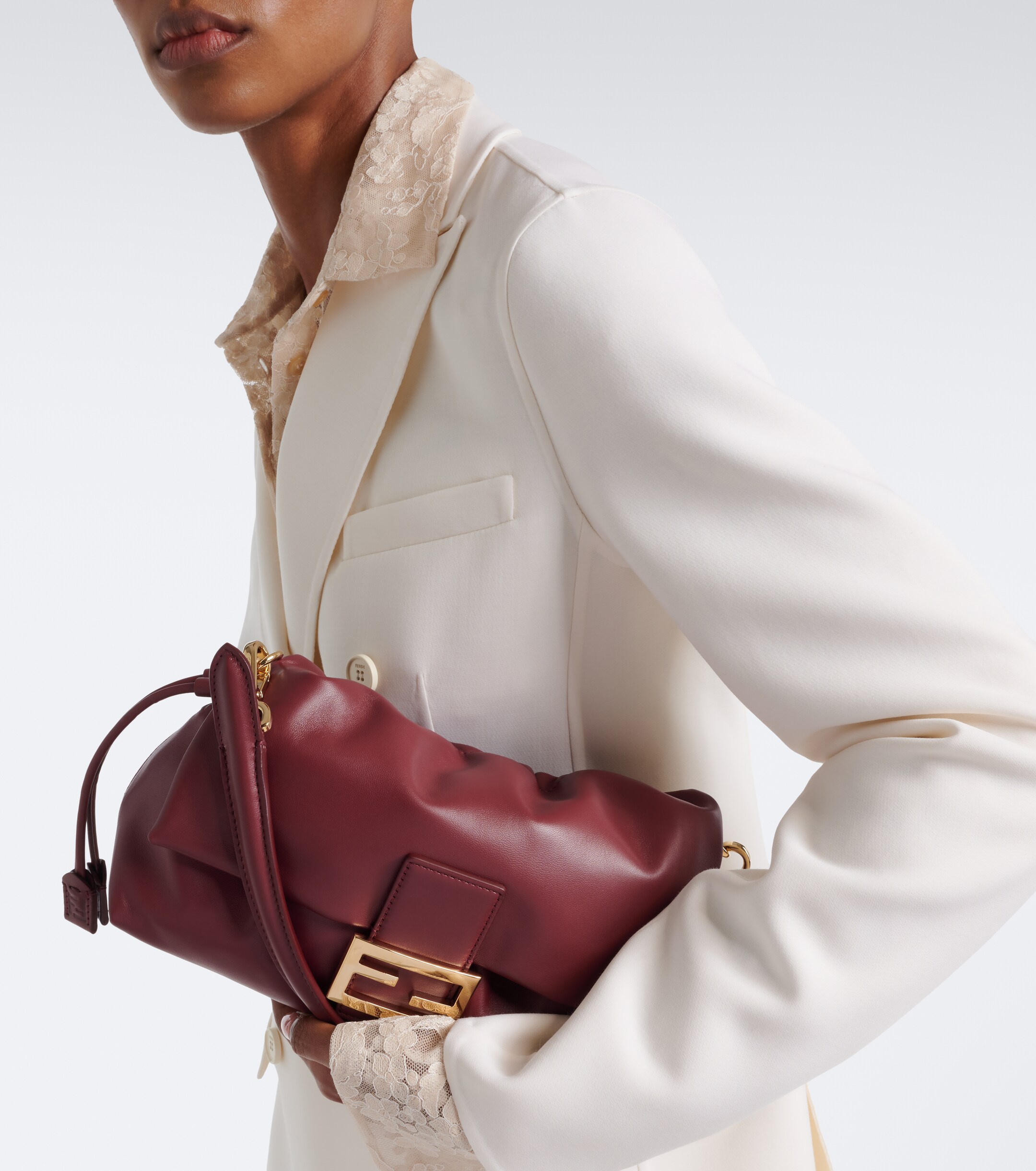 Fendi Baguette® Medium leather shoulder bag