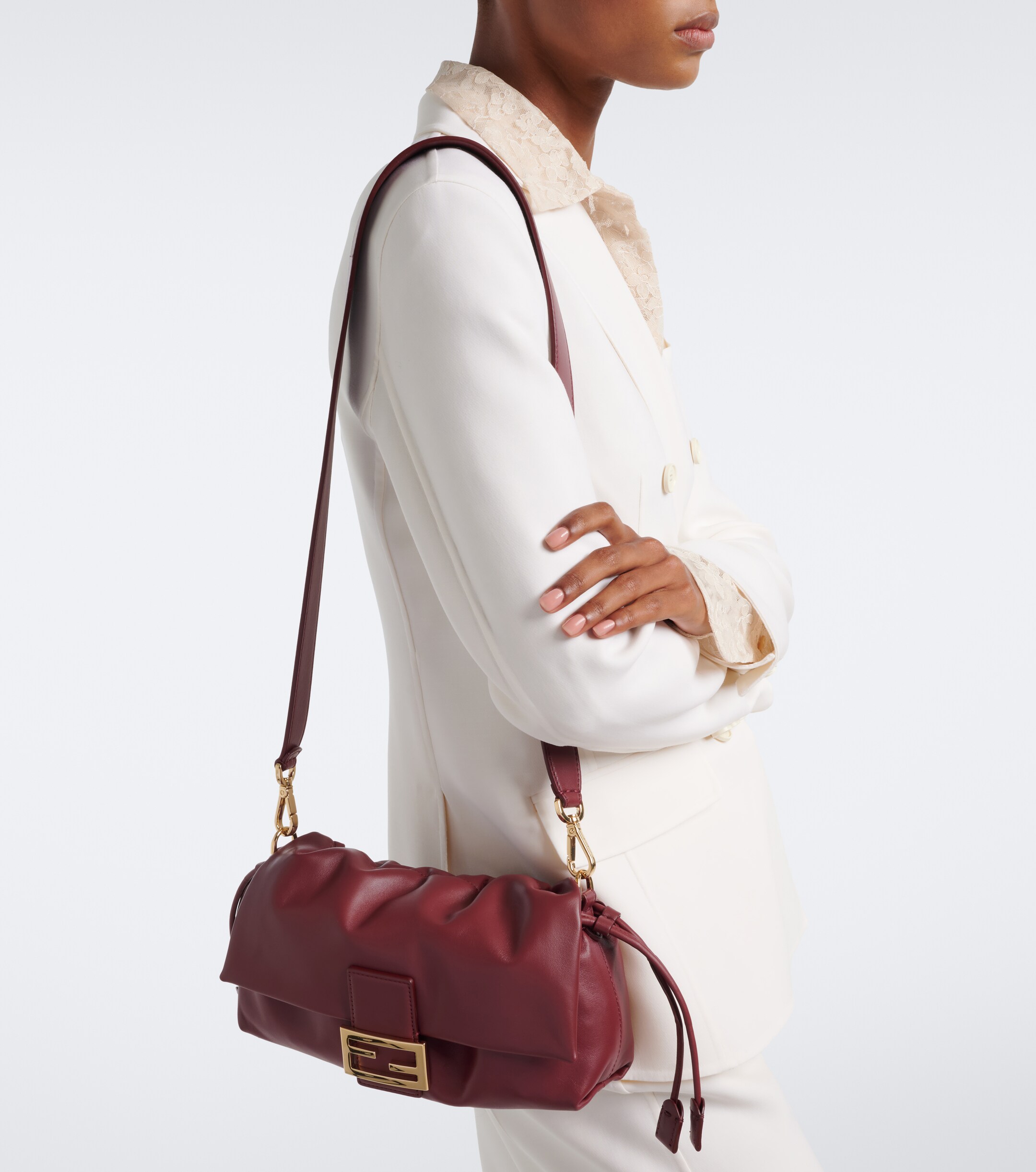 Fendi Baguette® Medium leather shoulder bag