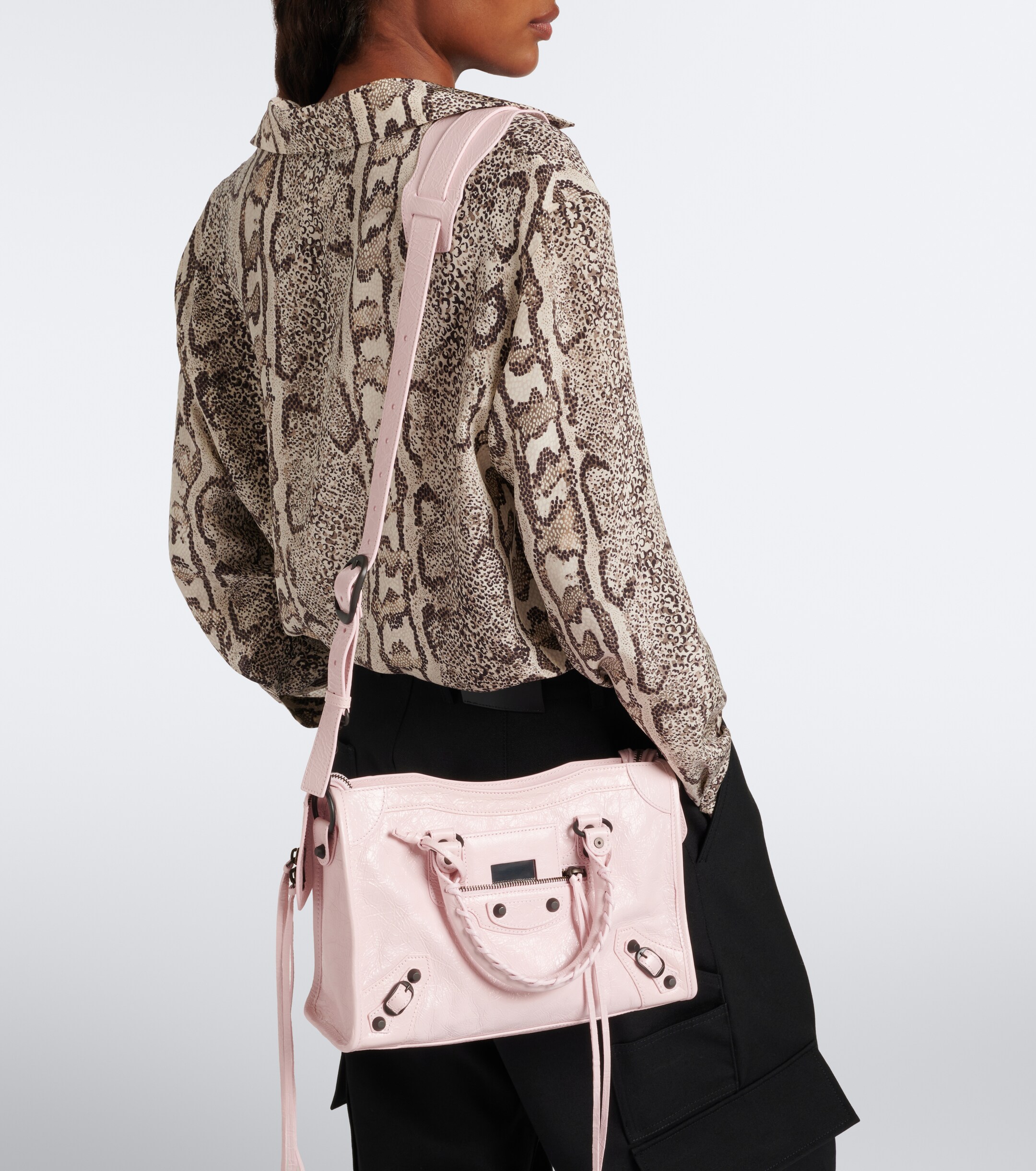 Balenciaga Le City Small leather top-handle bag