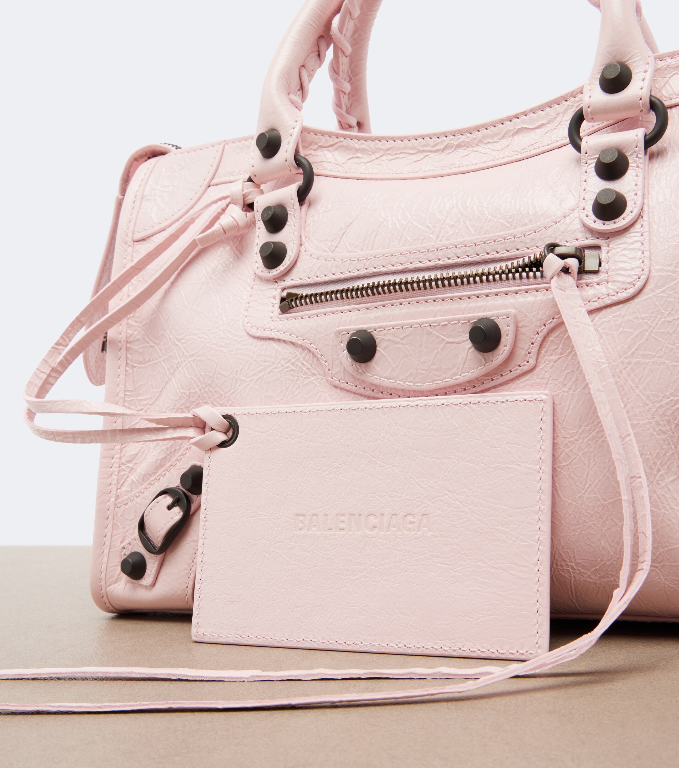 Balenciaga Le City Small leather top-handle bag