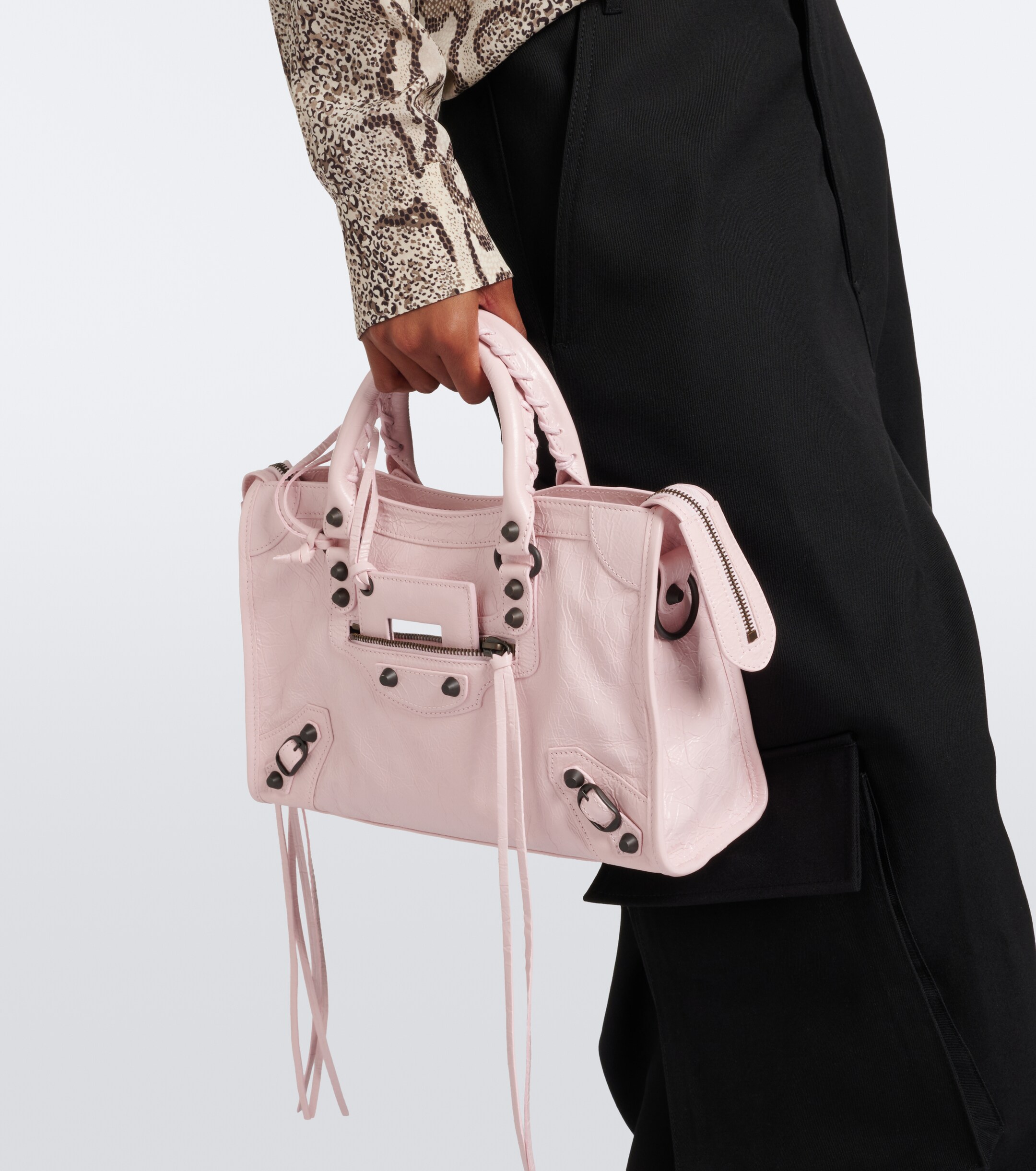 Balenciaga Le City Small leather top-handle bag