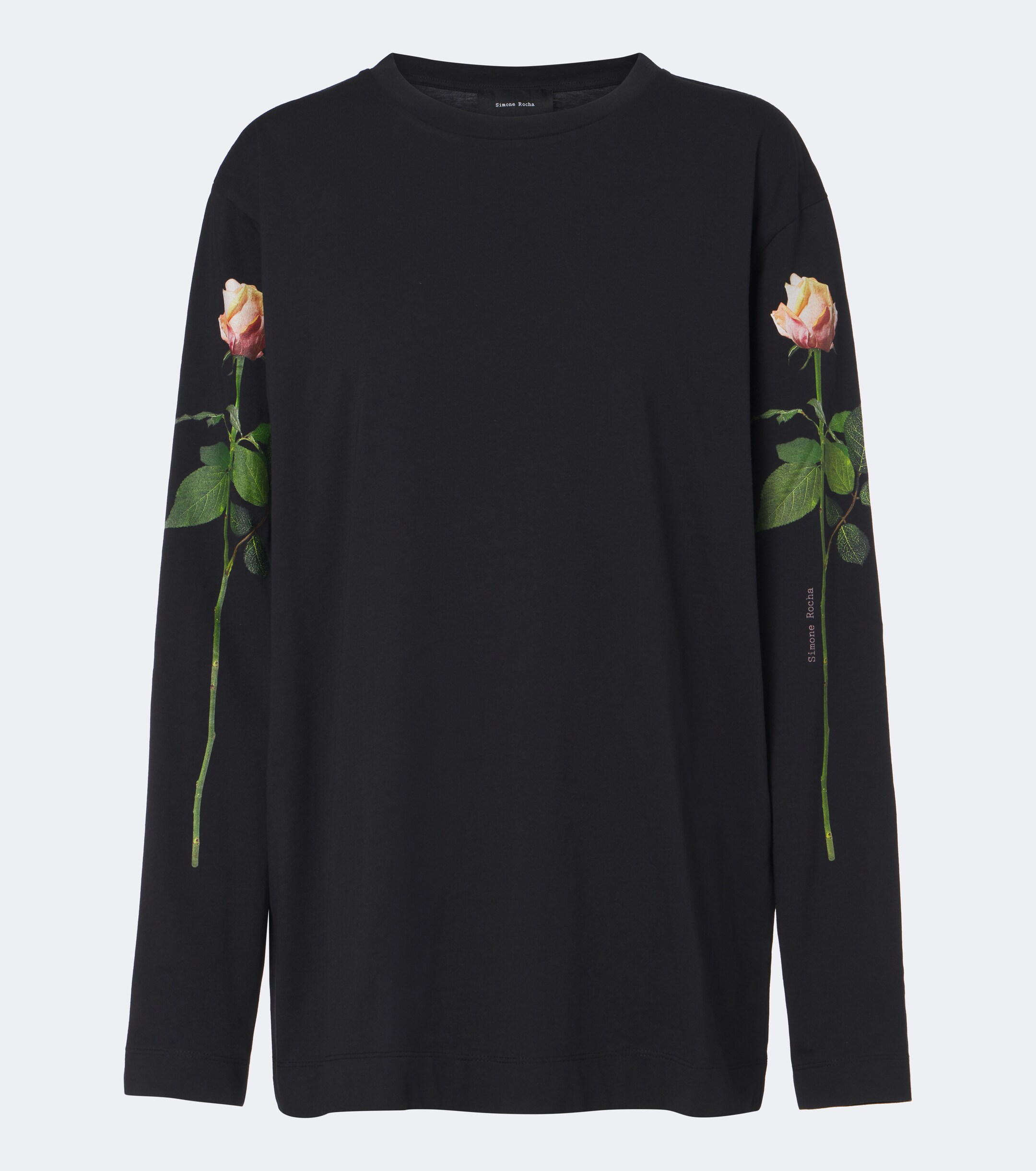 Simone Rocha Simone Rocha Floral cotton jersey T-shirt