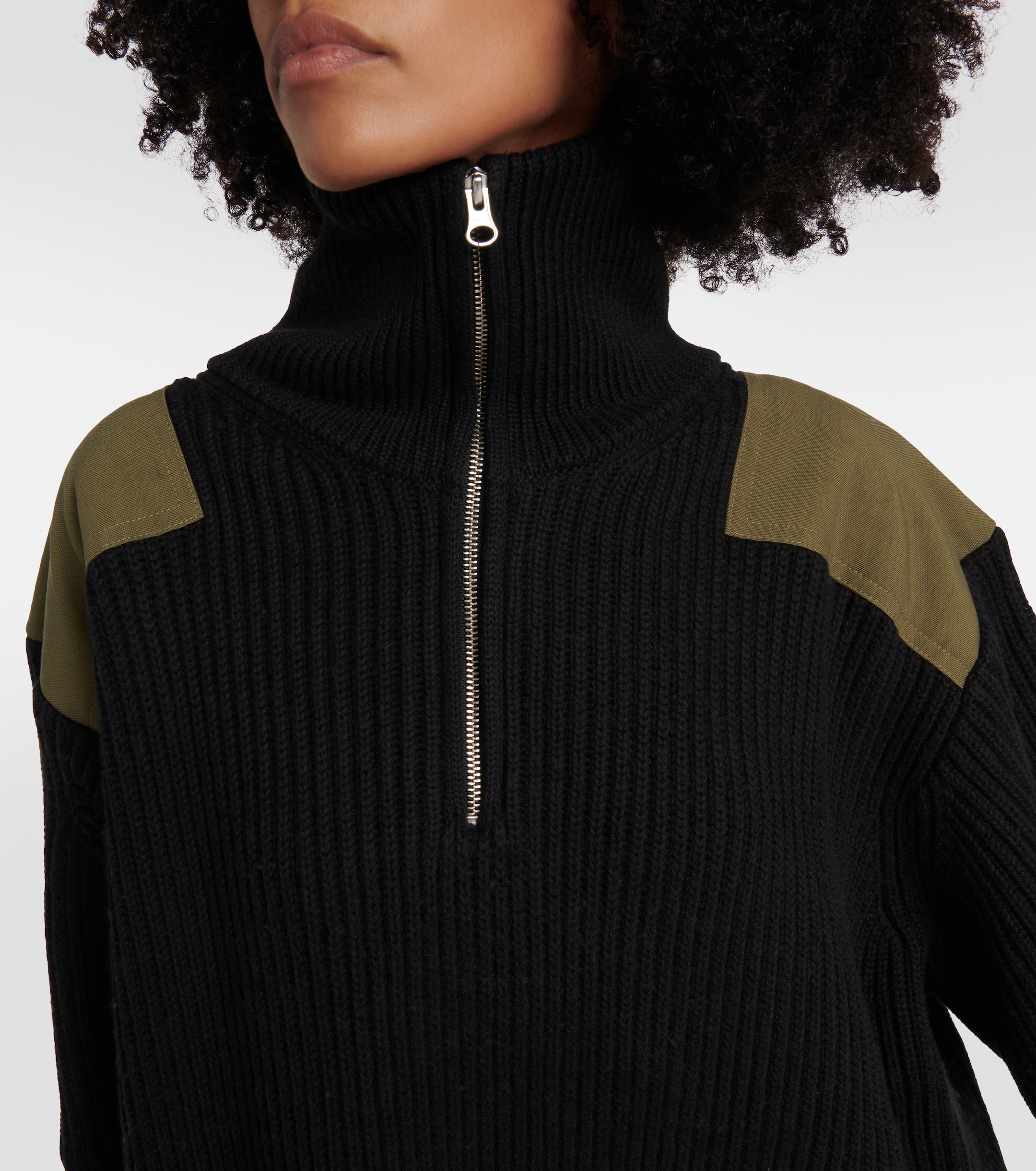 MM6 Maison Margiela Cotton and wool sweatshirt dress thumbnail