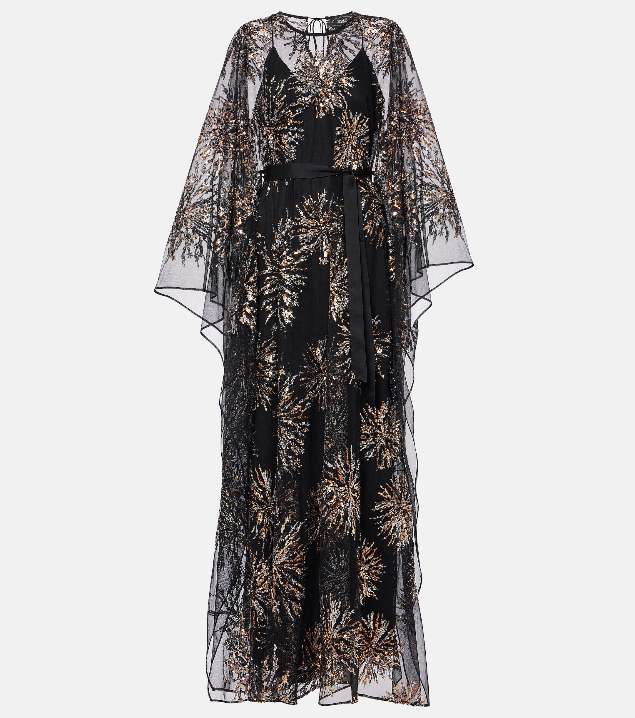 Taller Marmo Gran Soleil embellished tulle kaftan thumbnail