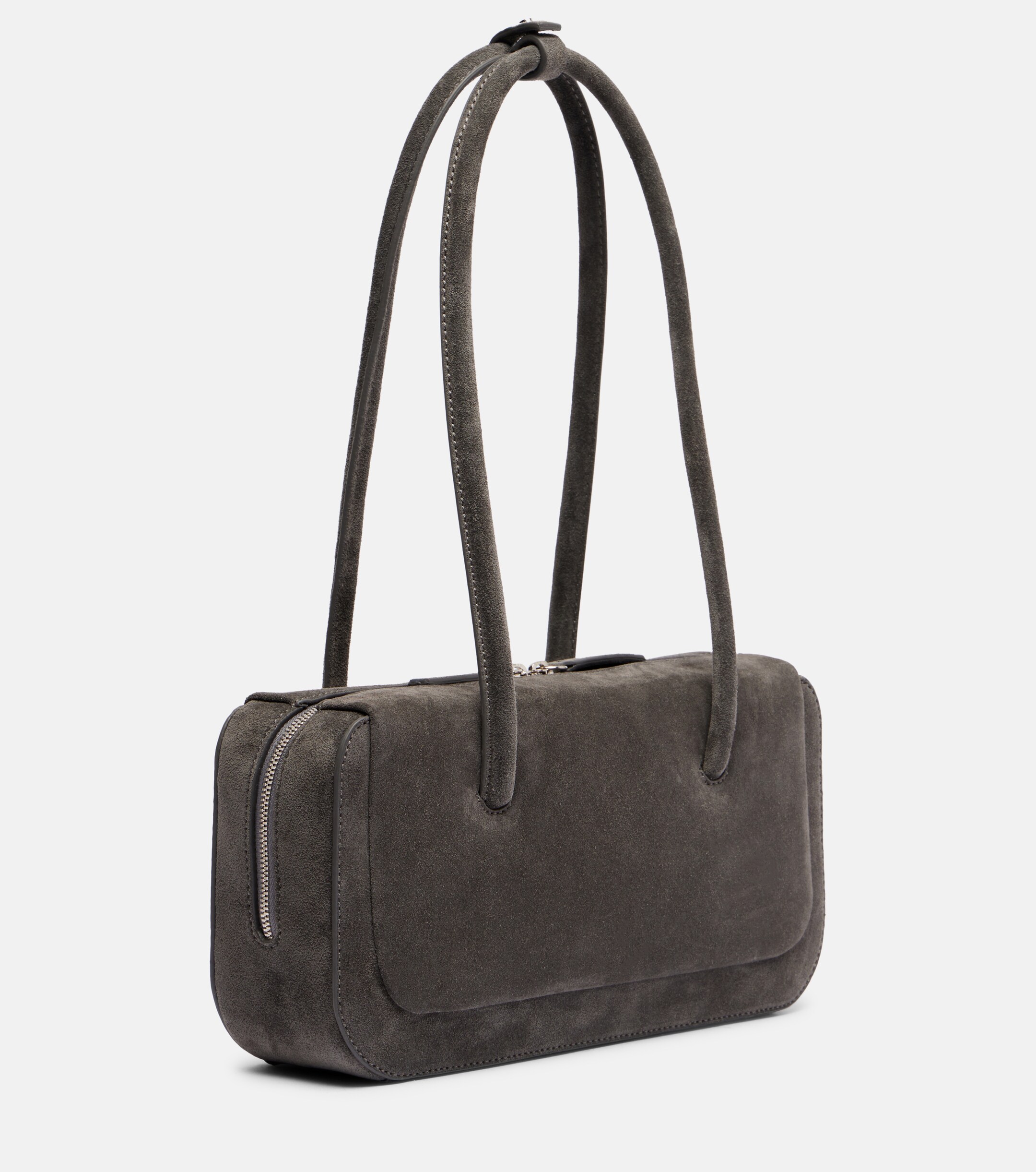 AESTHER EKME Lagune Bowling Mini suede shoulder bag thumbnail