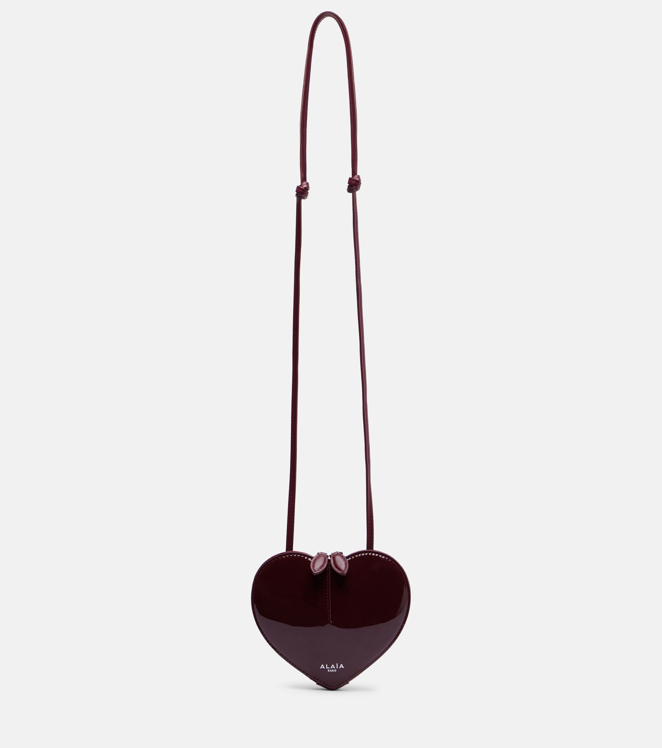 Alaïa Le Cœur Small patent leather crossbody bag