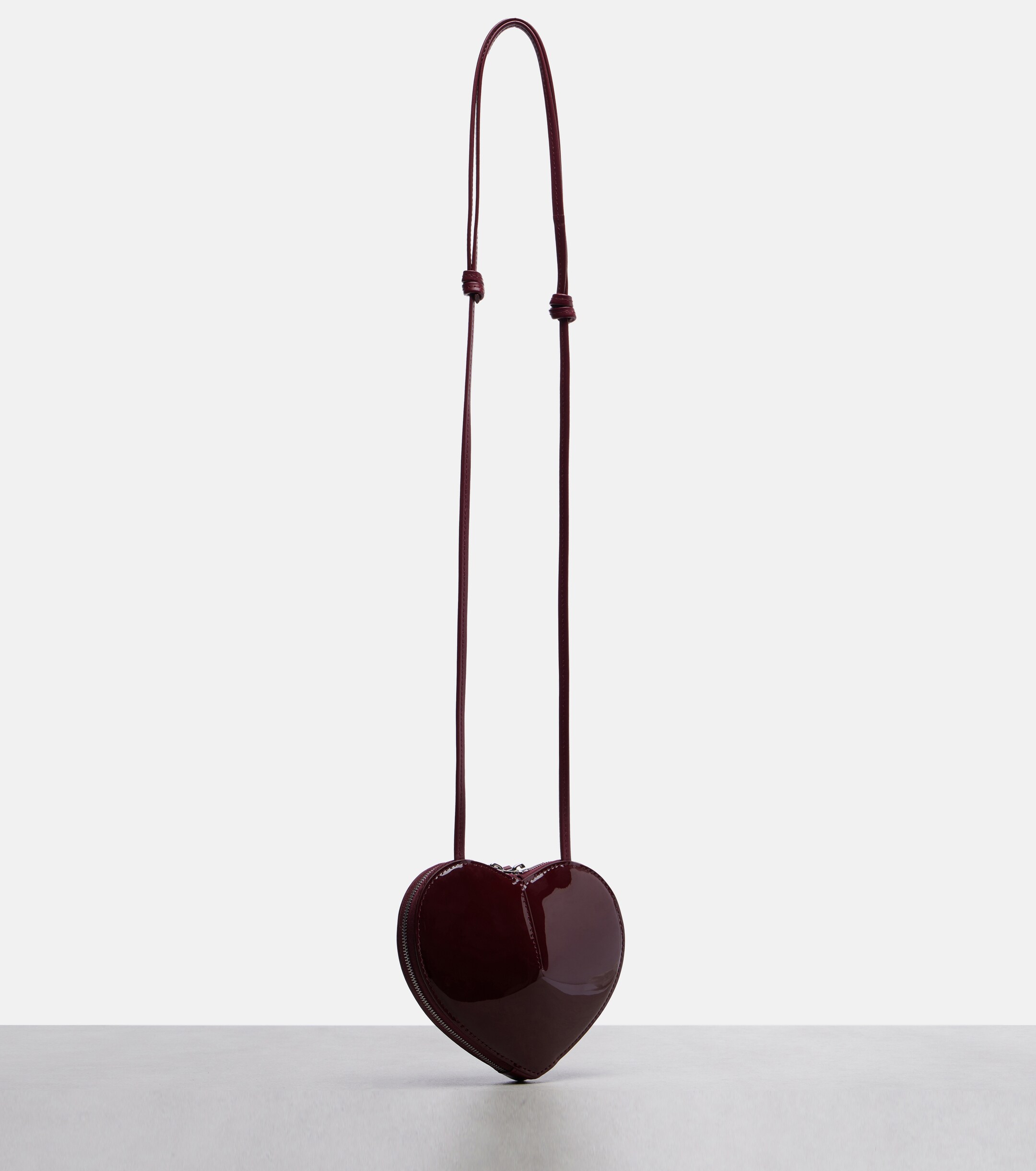 Alaïa Le Cœur Small patent leather crossbody bag