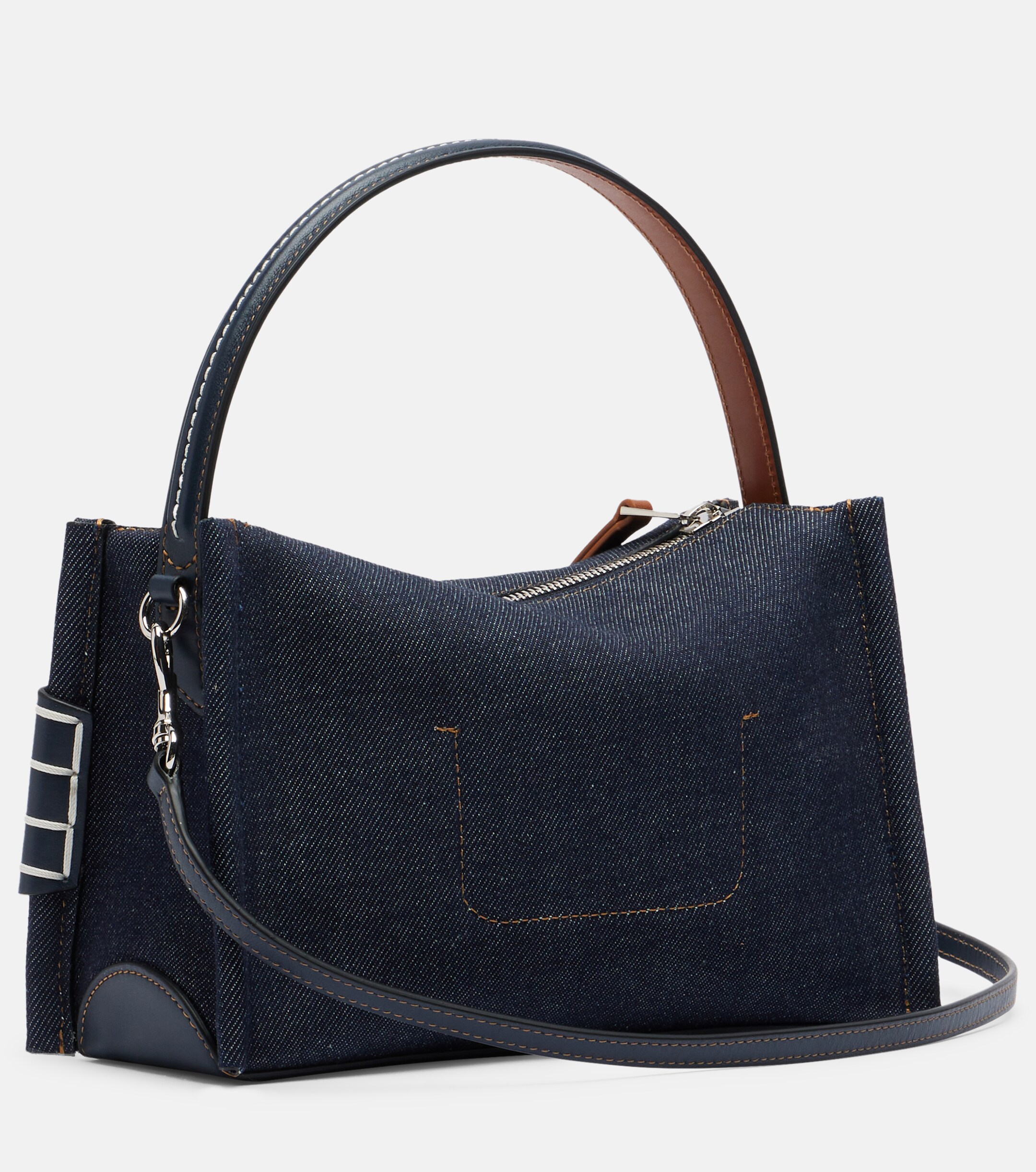 Jw Anderson Loafer Small denim shoulder bag