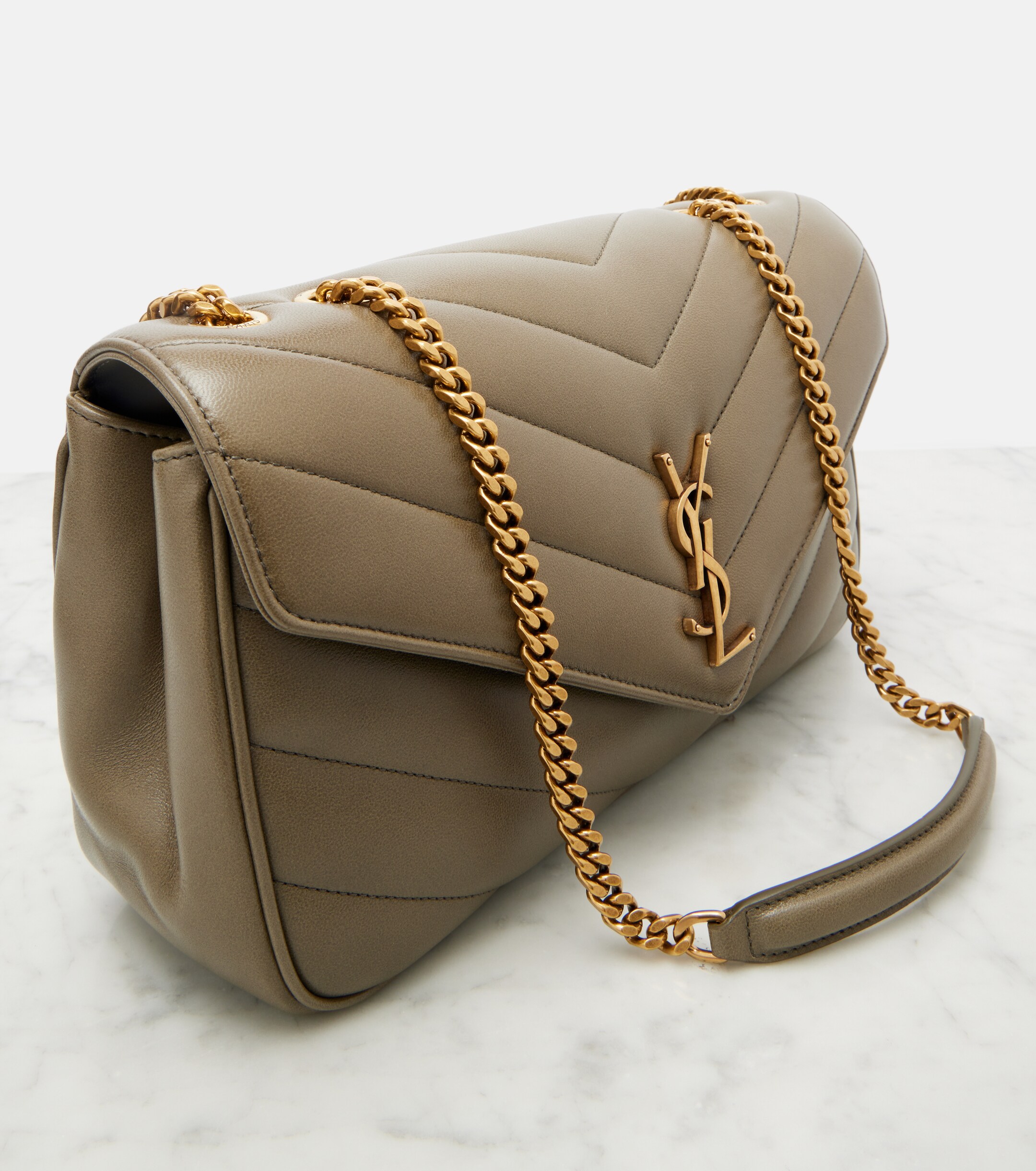 Saint Laurent Loulou Medium leather shoulder bag