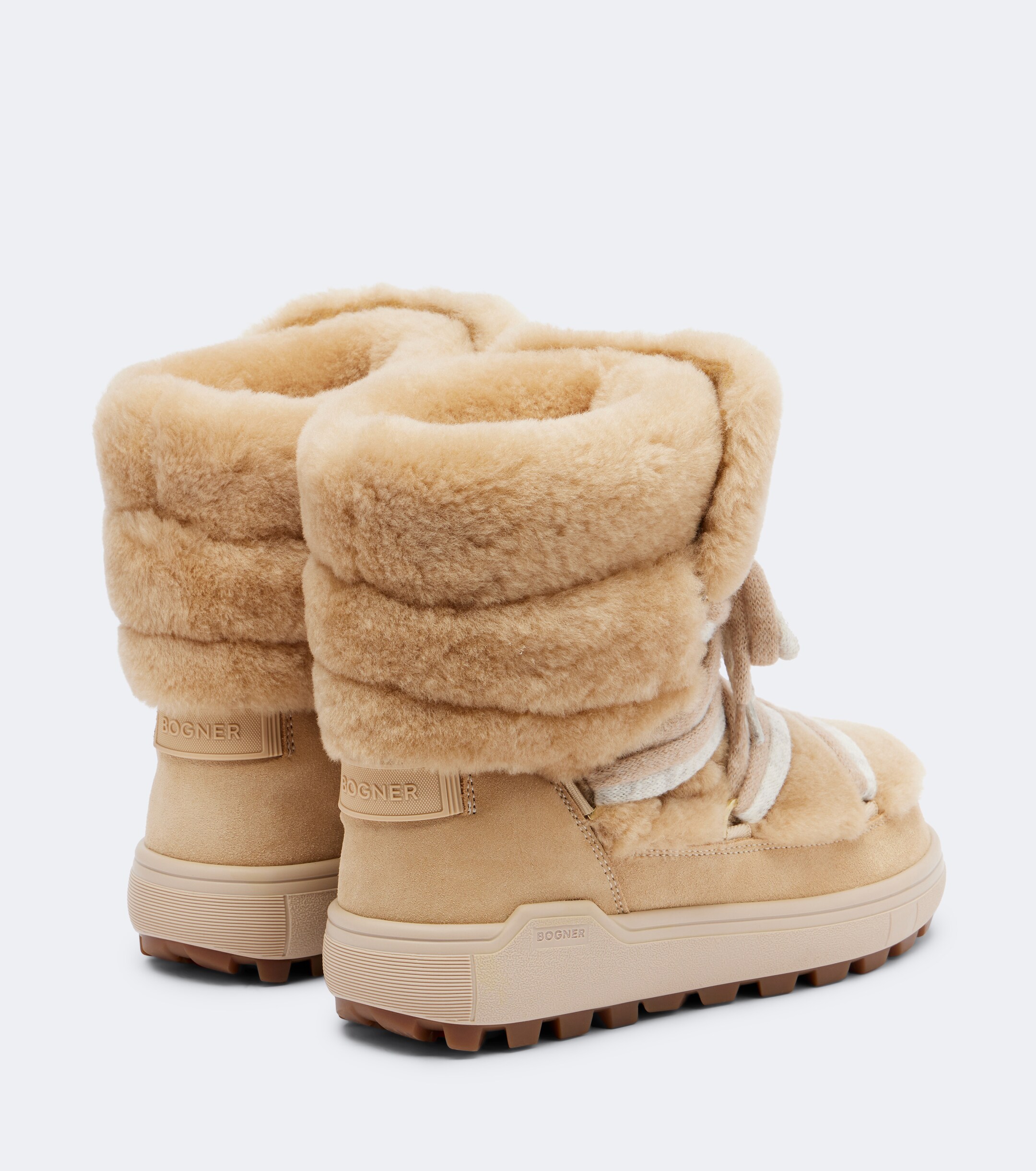 BOGNER Bogner Chamonix shearling and suede snow boots