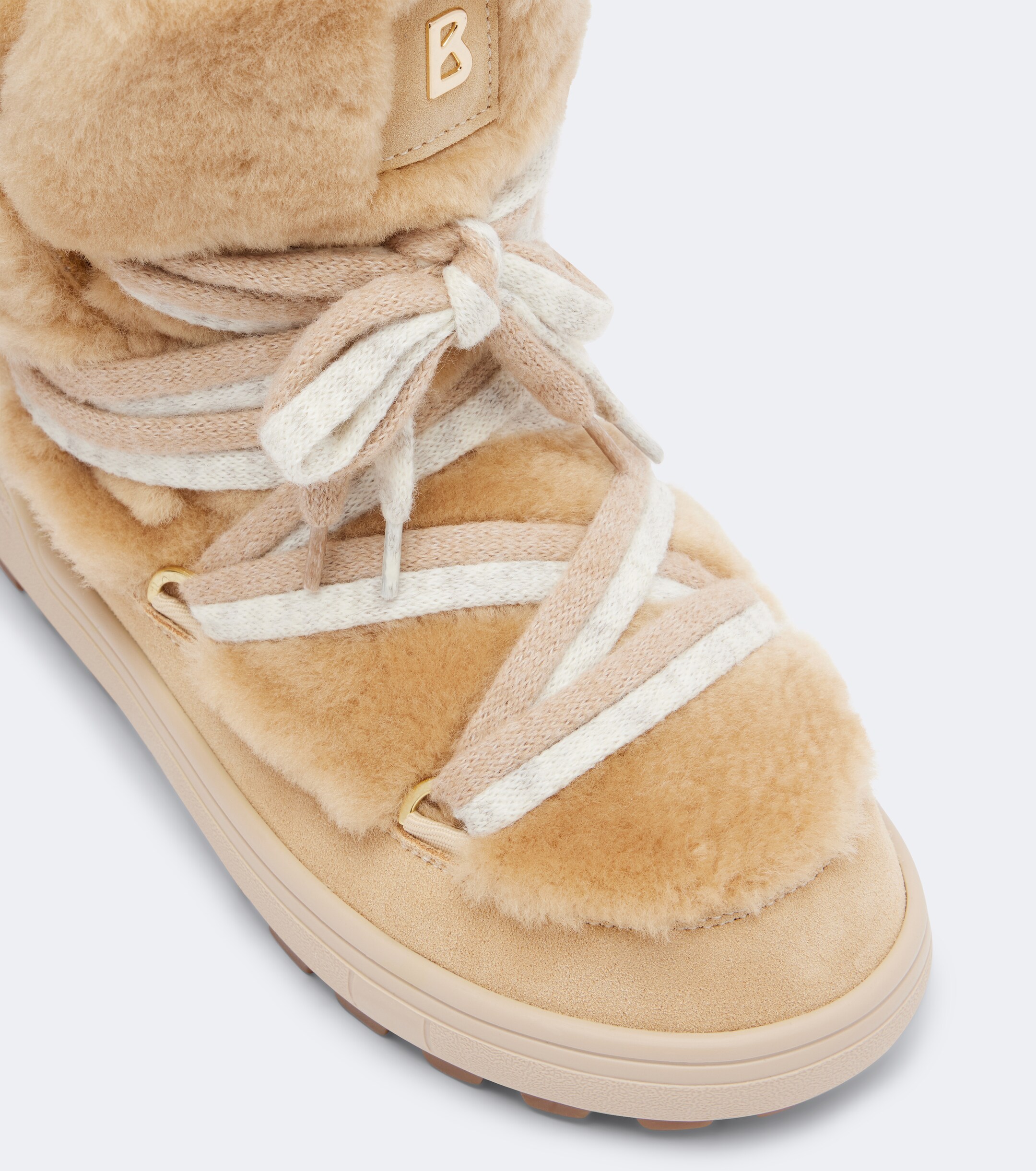 BOGNER Bogner Chamonix shearling and suede snow boots